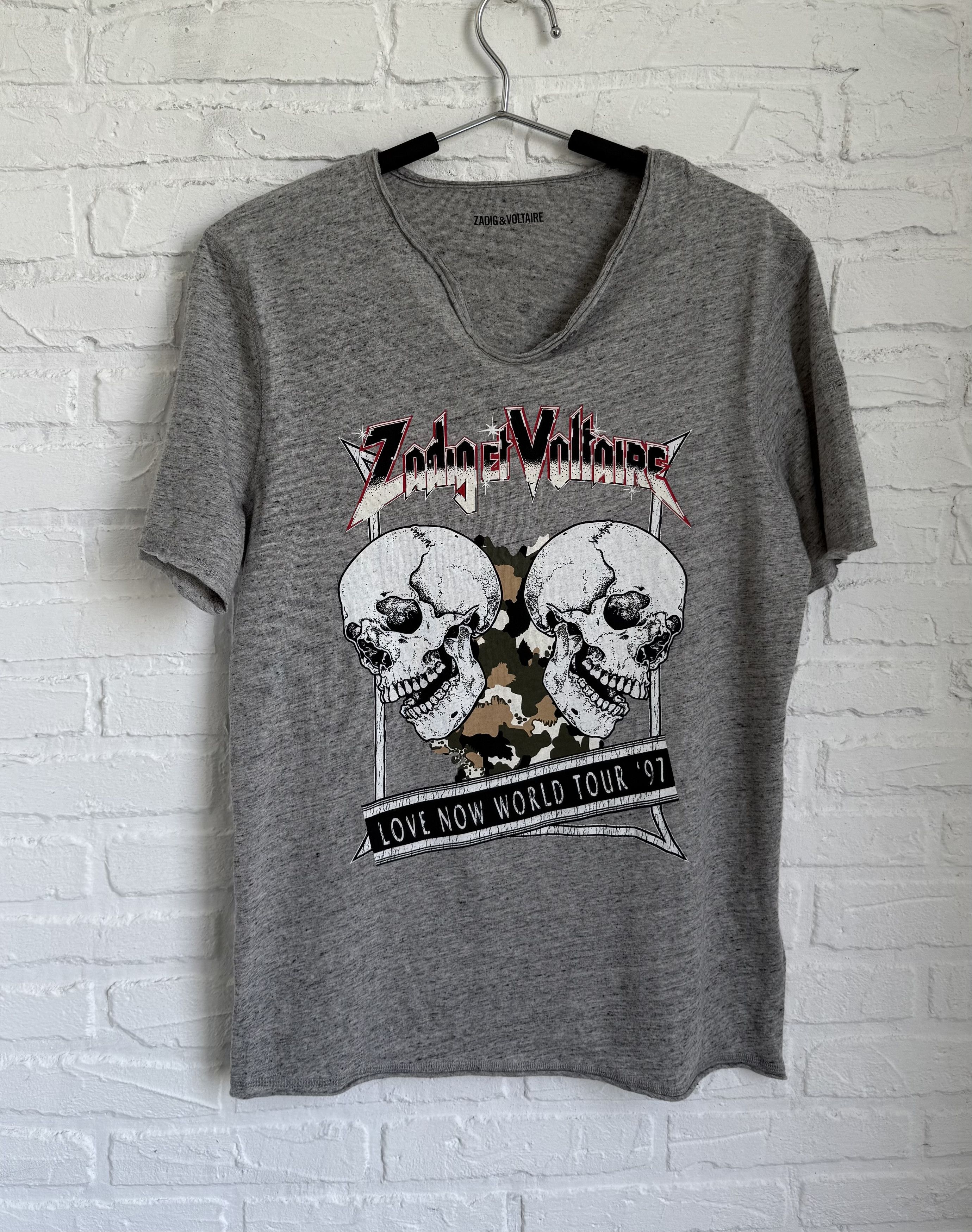Zadig & Voltaire Zadig & Voltaire Love now World tour 97 t-shirt Size US M / EU 48-50 / 2 - 1 Thumbnail