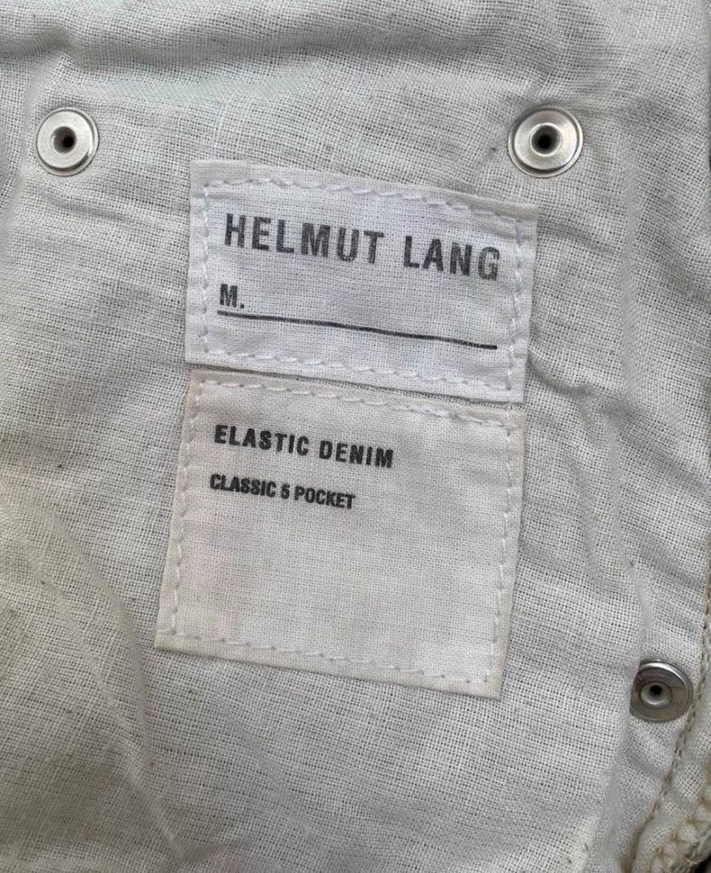 Helmut Lang HELMUT LANG Blue and white double pocket jeans Size US 32 / EU 48 - 3 Thumbnail