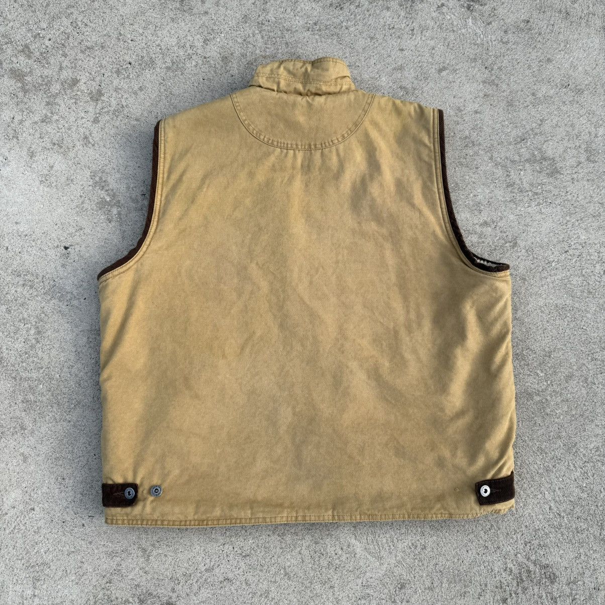 Wrangler Wrangler Hero Canvas Vest Brown Corduroy Trim Sherpa Lining Size US XL / EU 56 / 4 - 12 Thumbnail