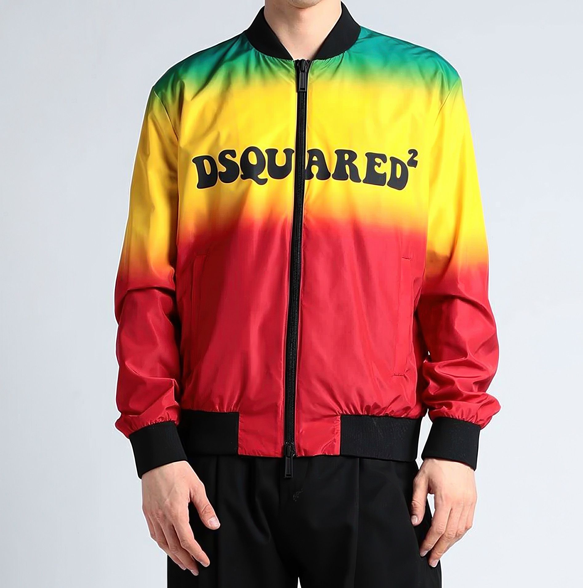 Dsquared2 DSQUARED2 Logo-Print Zip-Up Jacket Size US S / EU 44-46 / 1 - 8 Thumbnail