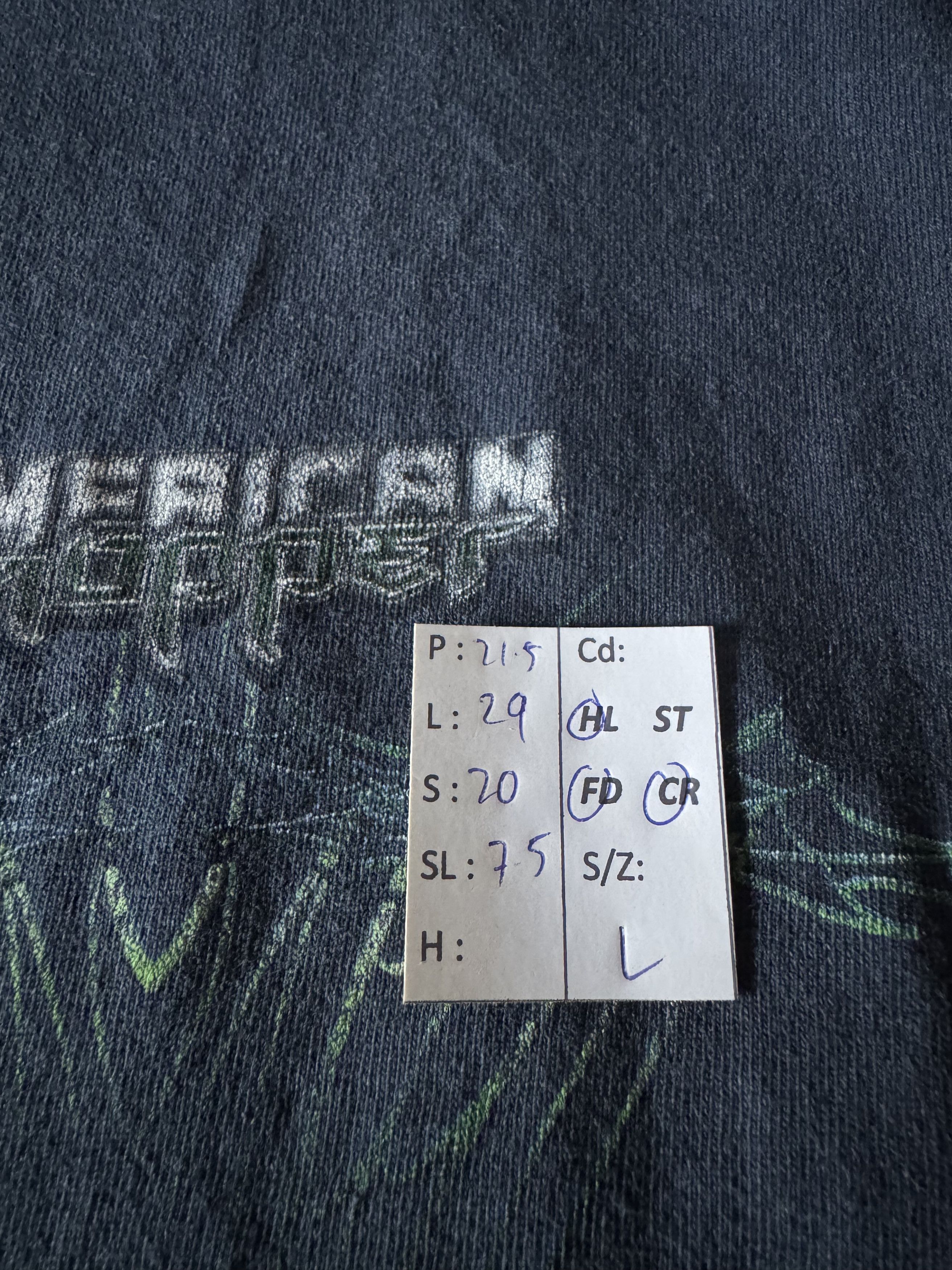 Harley Davidson THRASHED FADED VINTAGE Y2K AMERICAN CHOPPER west coast Size US L / EU 52-54 / 3 - 21 Thumbnail