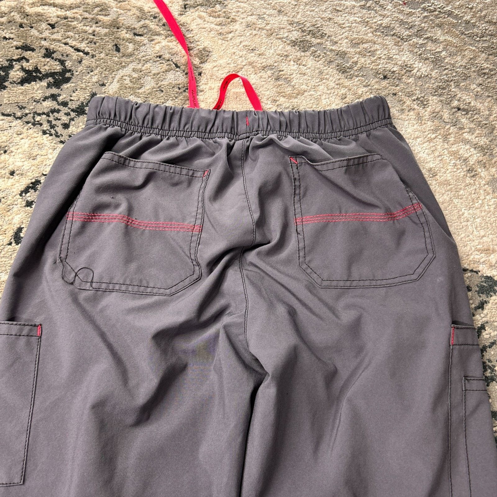 Carhartt Carhartt Bootcut Cargo Scrub Pants Womens Small Blue Str Size 30" / US 8 / IT 44 - 9 Thumbnail