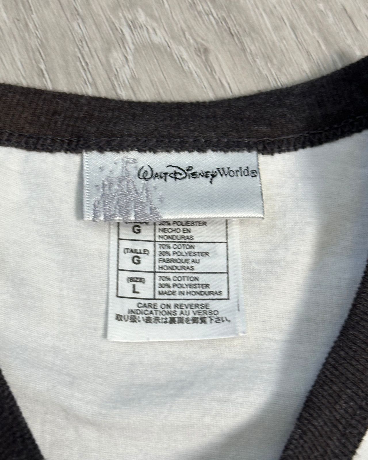 Disney × Mickey Mouse × Vintage Vintage Disney Mickey Mouse Ringer T-Shirt Women's - Large Size L / US 10 / IT 46 - 4 Thumbnail