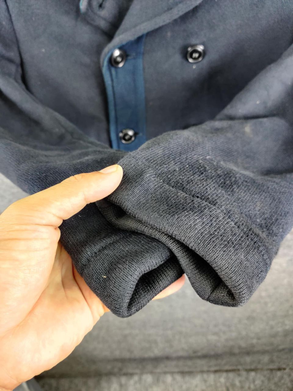 Blue Blue Japan Vintage Blue Blue Japan Arigato Double Breasted Coat Jacket Size US M / EU 48-50 / 2 - 15 Thumbnail