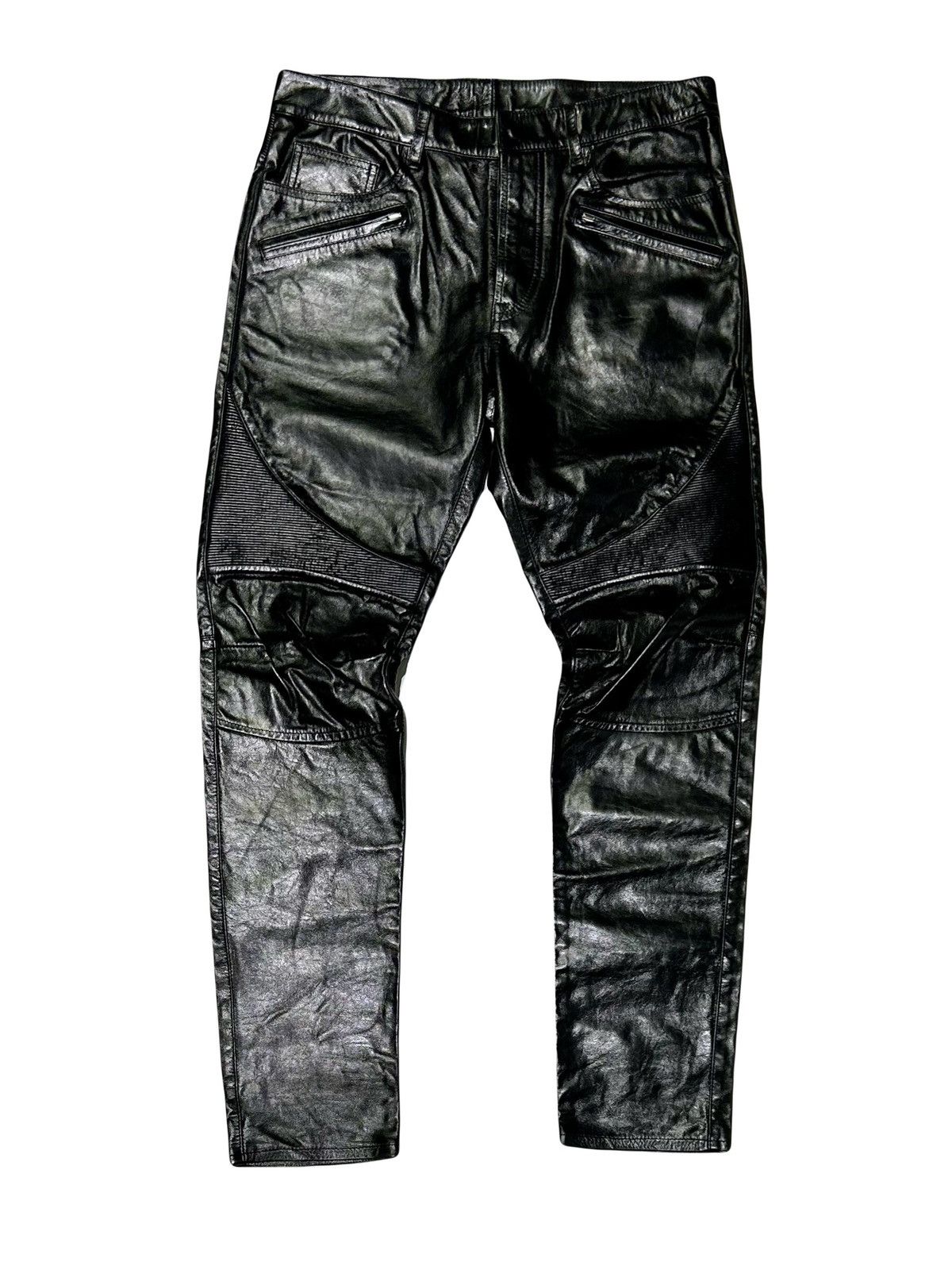 Marcelo Burlon Marcelo Burlon Leather Biker Jeans Size US 32 / EU 48 - 1 Thumbnail