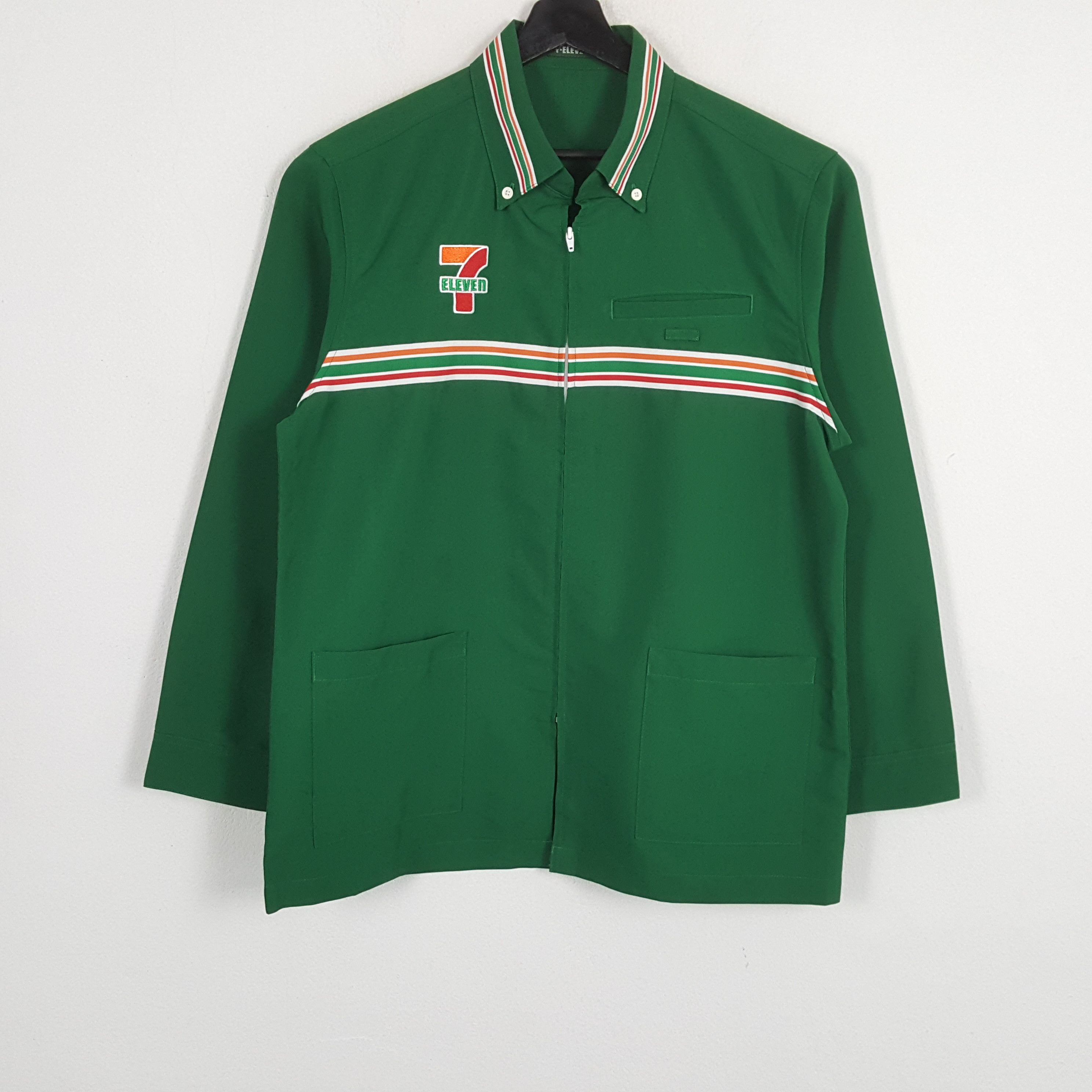 Japanese Brand × Vintage 7 ELEVEn Japanese Workers Workwear Jacket Size US M / EU 48-50 / 2 - 3 Thumbnail