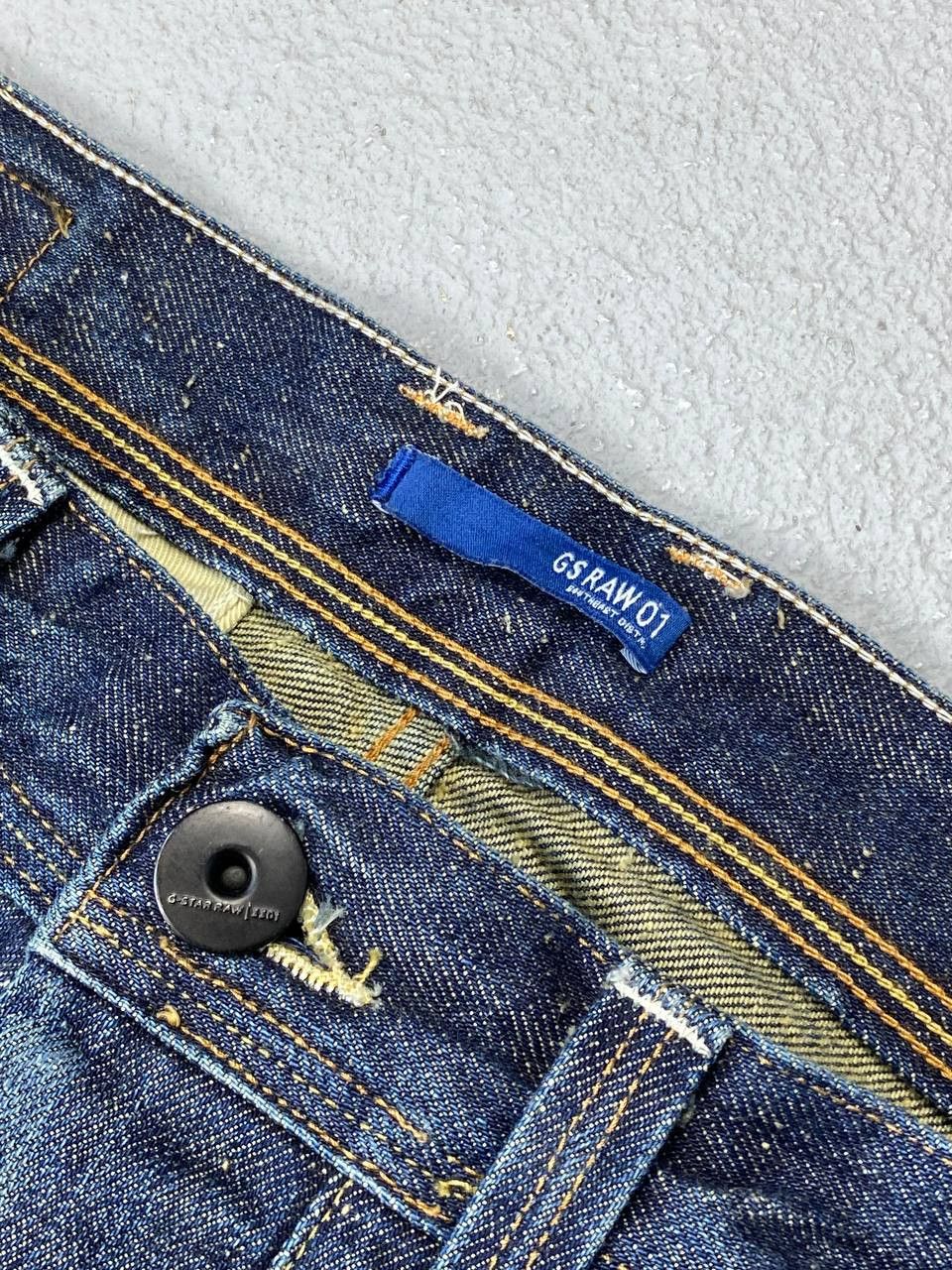 G-Star × Vintage G Star Raw Vintage Denim jeans size 31/34 big logo Size US 31 - 8 Thumbnail