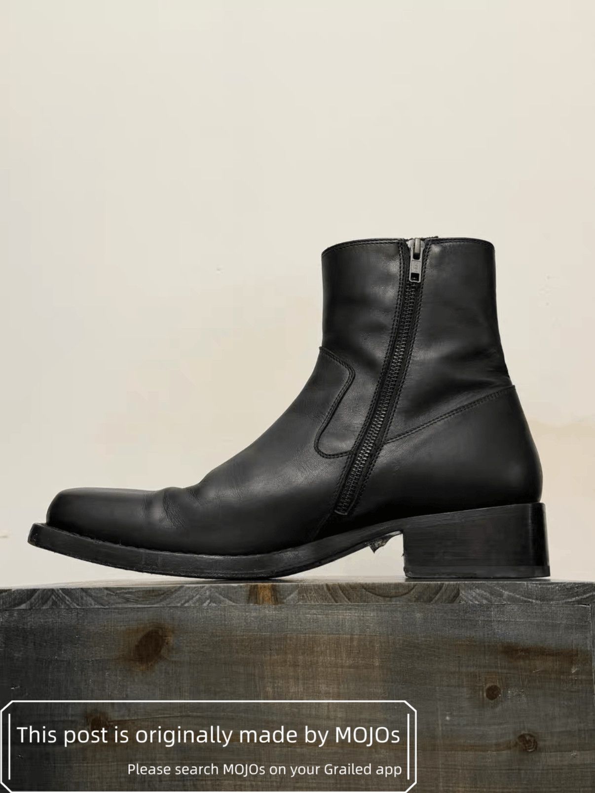 Ann Demeulemeester Sz 44 Ann Demeulemeester Square Combat Boots mojos3221 Size US 11 / EU 44 - 1 Thumbnail