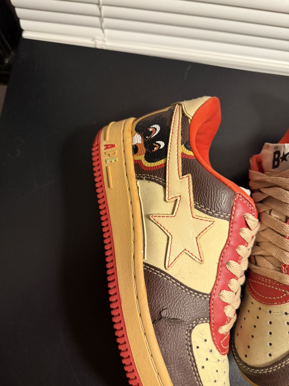 Bape Bapesta College Dropout Kanye Size 6.5 Size US 6.5 / EU 39-40 - 23 Thumbnail