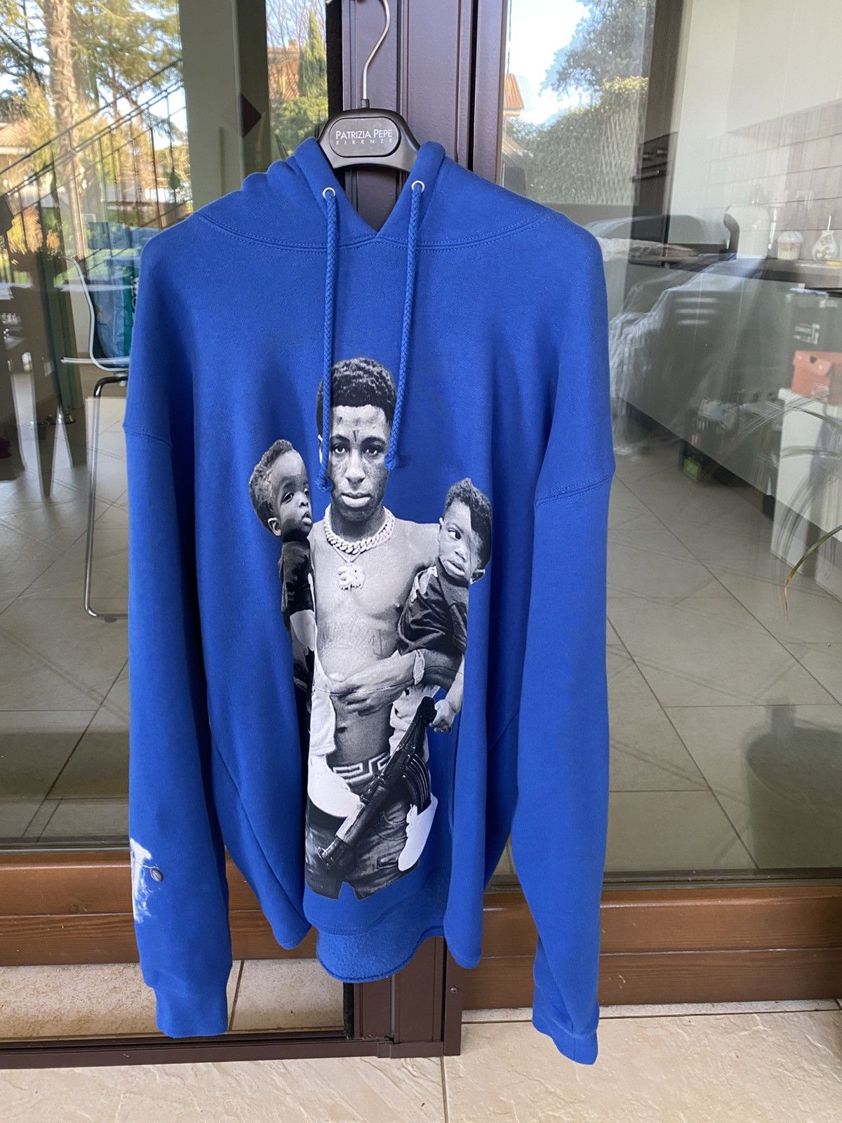Nba Youngboy Vlone Hoodie Blue | Grailed