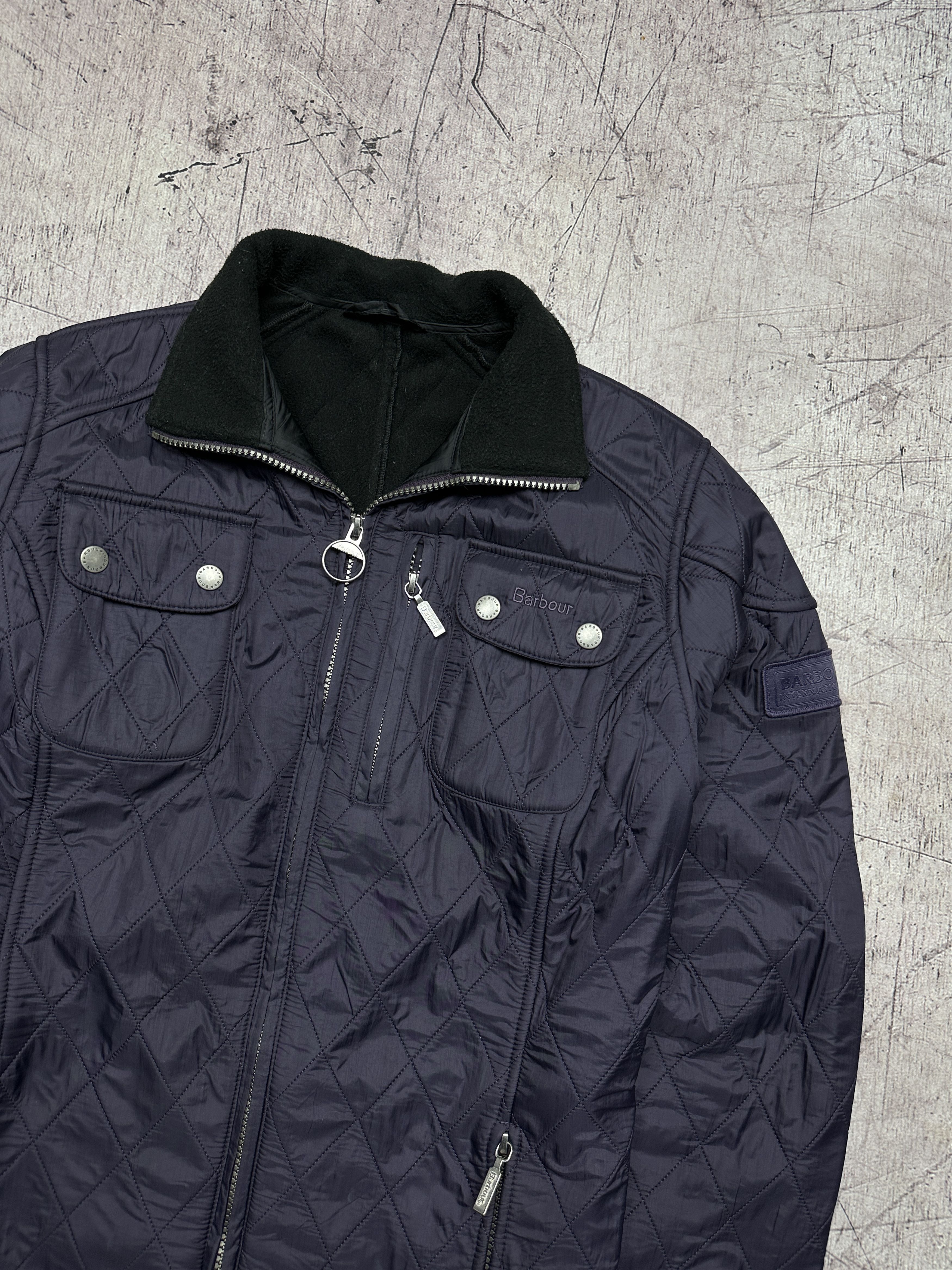 Barbour Barbour International Vintage Womens Trials Quilted Jacket Size L / US 10 / IT 46 - 2 Thumbnail