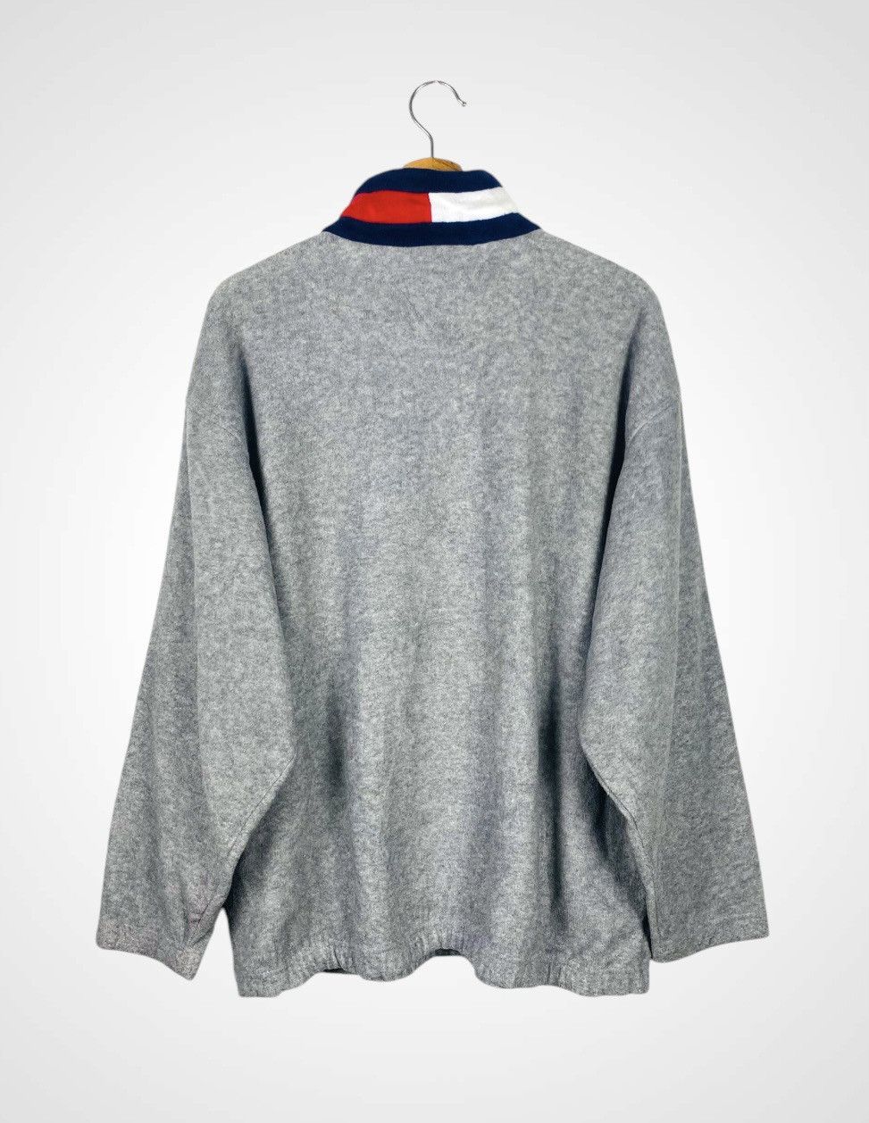 Tommy Hilfiger Vintage 90s Tommy Hilfiger Half Zipper Fleece Sweater Size US L / EU 52-54 / 3 - 2 Thumbnail