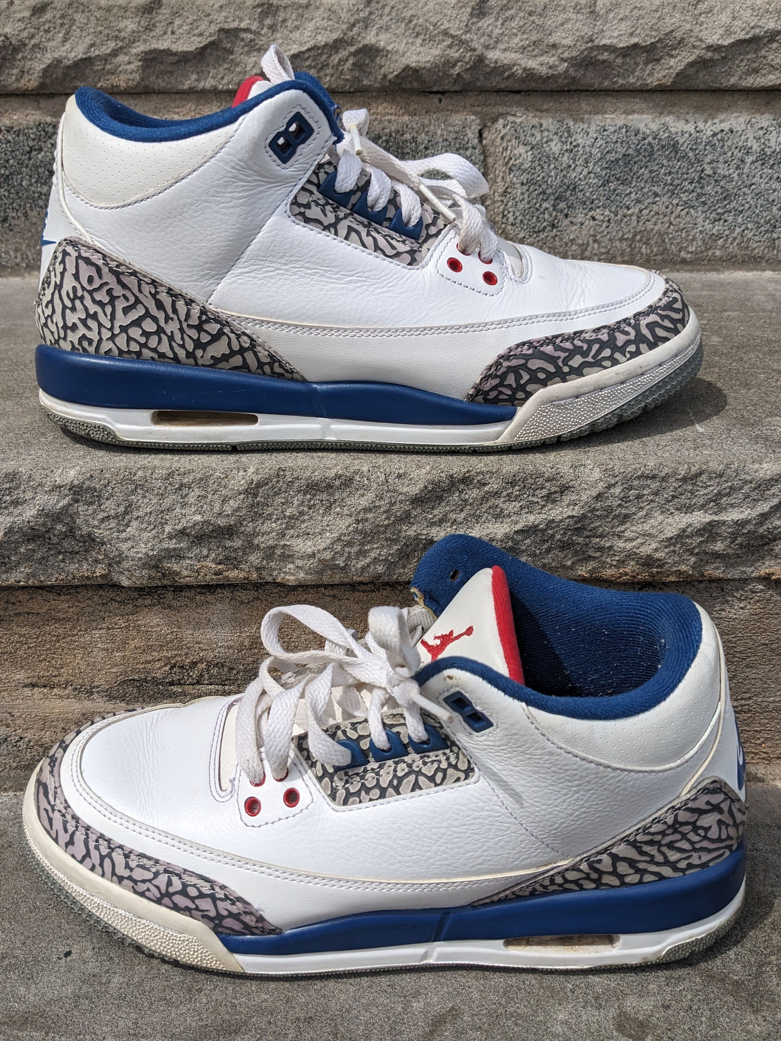 Jordan Brand × Nike Nike Air Jordan 3 Retro True Blue 2016 854261-106 Youth 6.5 Size US 6.5 / EU 39-40 - 1 Thumbnail