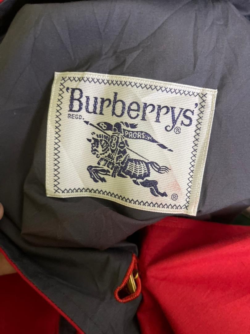 Burberry Prorsum VINTAGE BURBERRYS Prorsum Red Mac Coat Sanyo Shokai C-TK83 Size L / US 10 / IT 46 - 4 Thumbnail