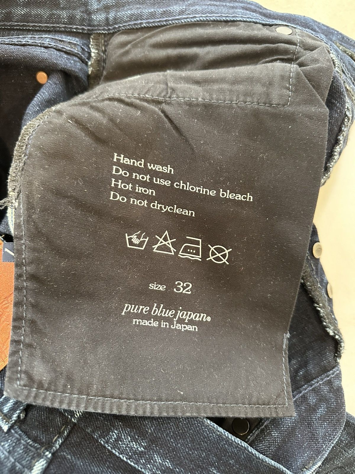 Pure Blue Japan Pure Blue Japan PBJ xx-013 Indigo OD slubby jeans Size US 32 / EU 48 - 3 Thumbnail