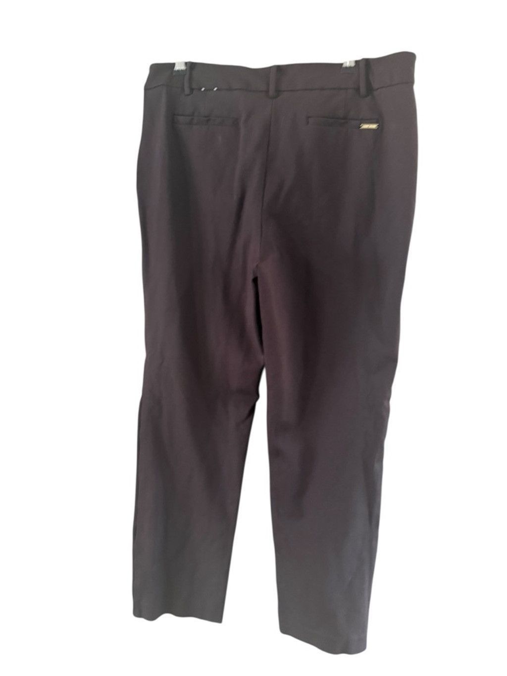 Anne Klein Women's Anne Klein Brown Trousers with Gold Buttons Size 10 Size 32" / US 10 / IT 46 - 11 Thumbnail