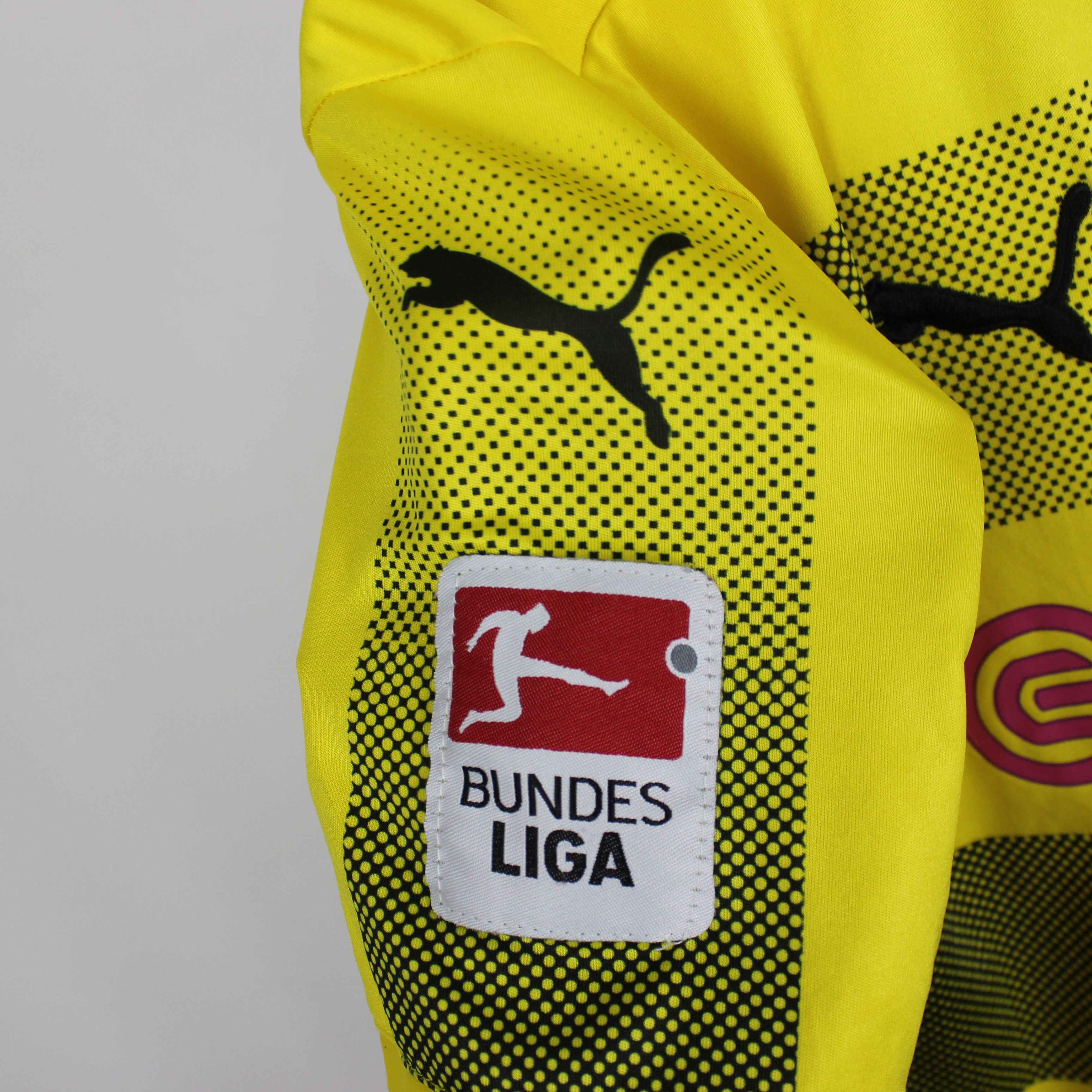 Puma BORUSSIA DORTMUND 2017 2018 Home Football Shirt Jersey Puma Size US M / EU 48-50 / 2 - 16 Thumbnail