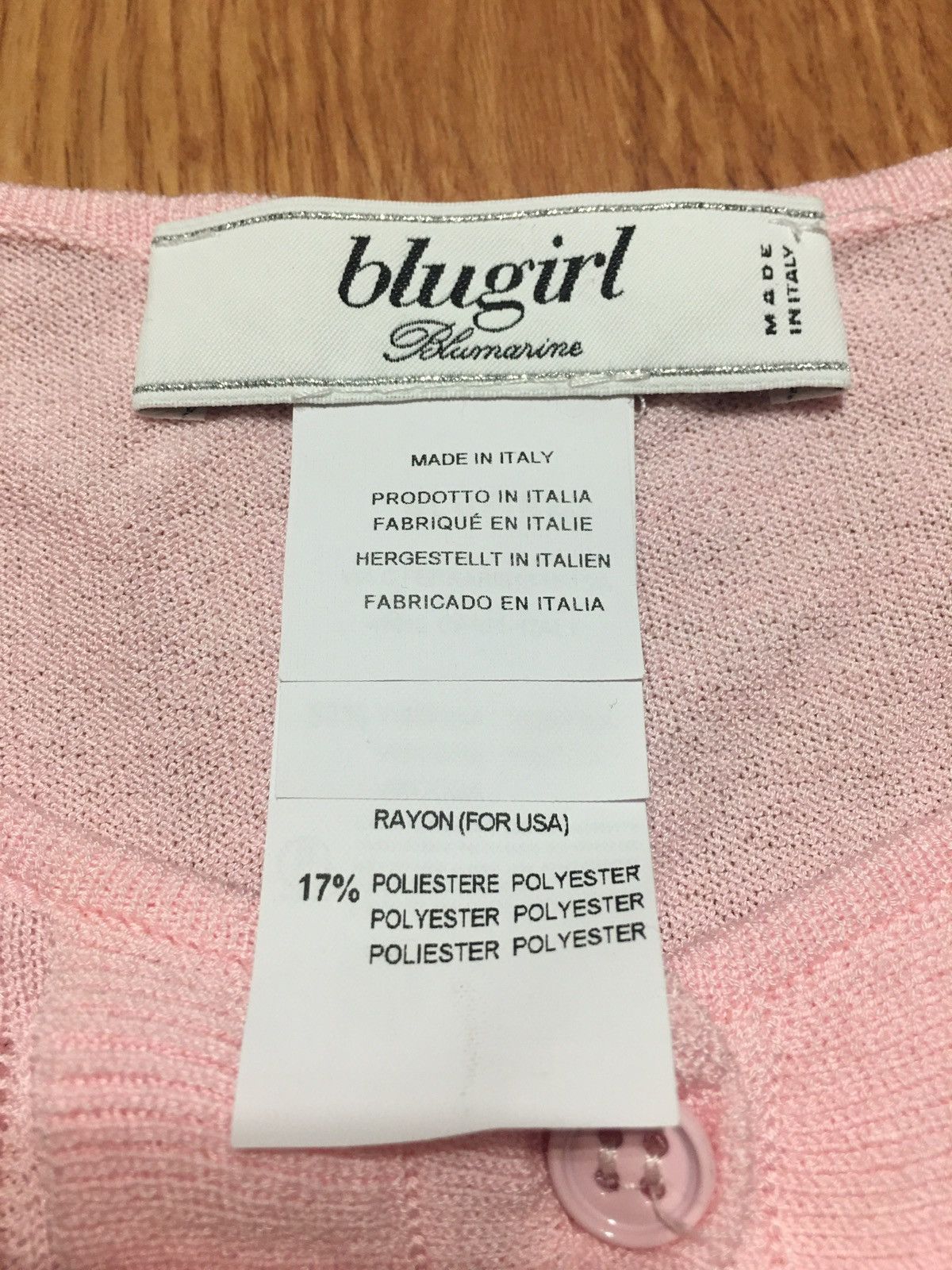 Blumarine Blugirl Blumarine Pink Ruffled Cardigan Sweater Size EU 40 Size S / US 4 / IT 40 - 8 Thumbnail