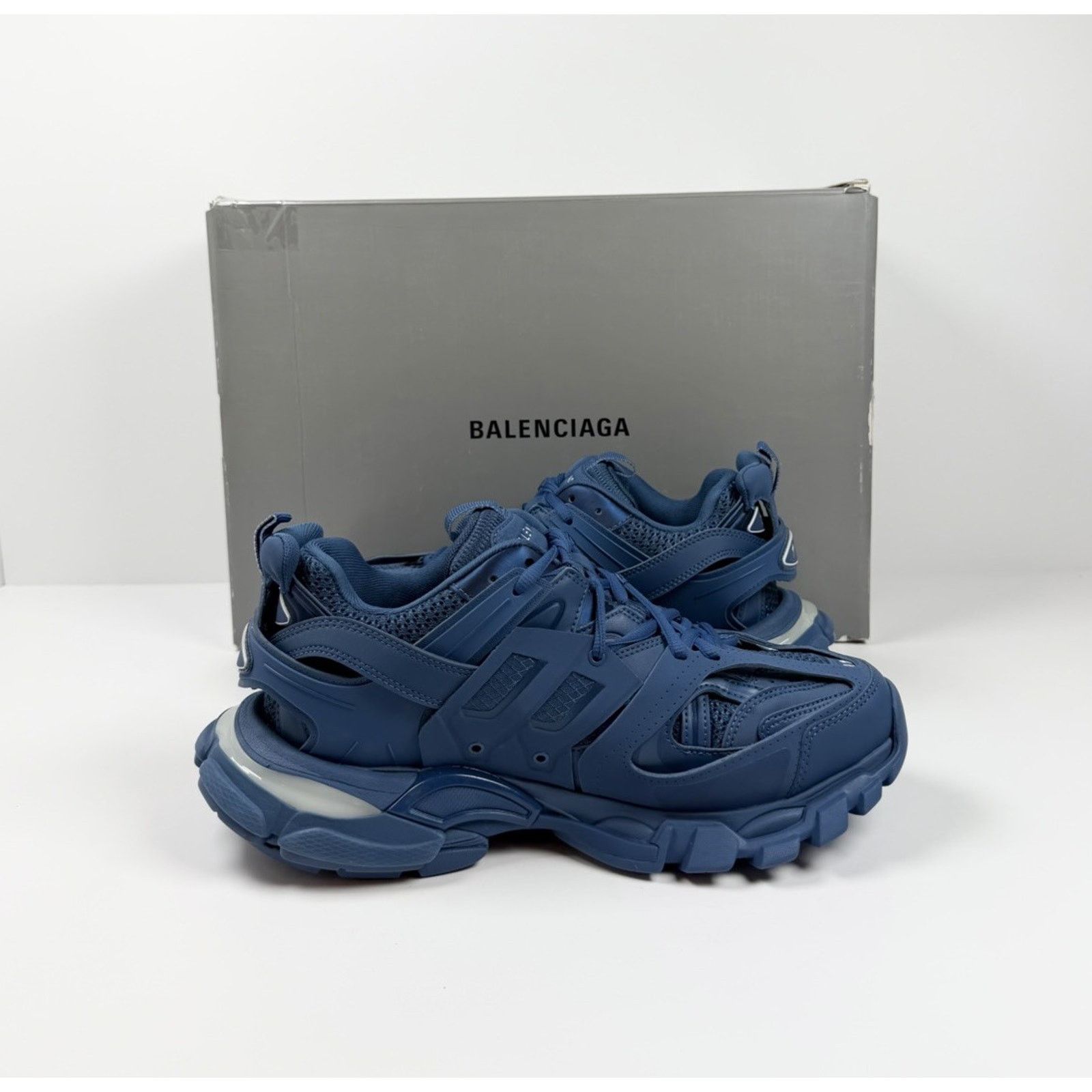Balenciaga Size 41EU/8US - Balenciaga Track Blue LED NEW! Size US 8 / EU 41 - 6 Thumbnail