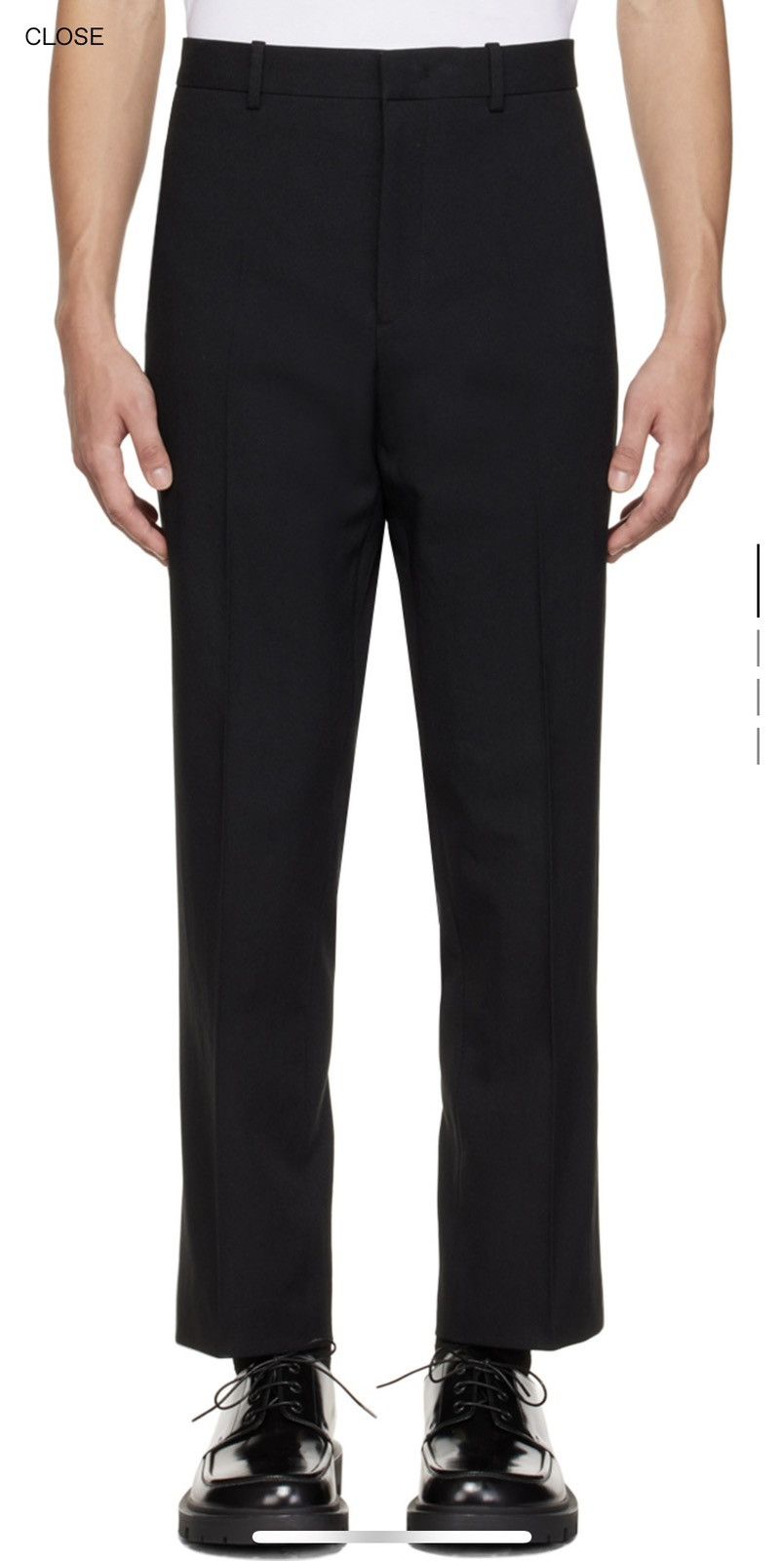 Jil Sander Jil Sander Black Polyester Trouser, IT 56 US 40 Size US 40 / EU 56 - 1 Thumbnail