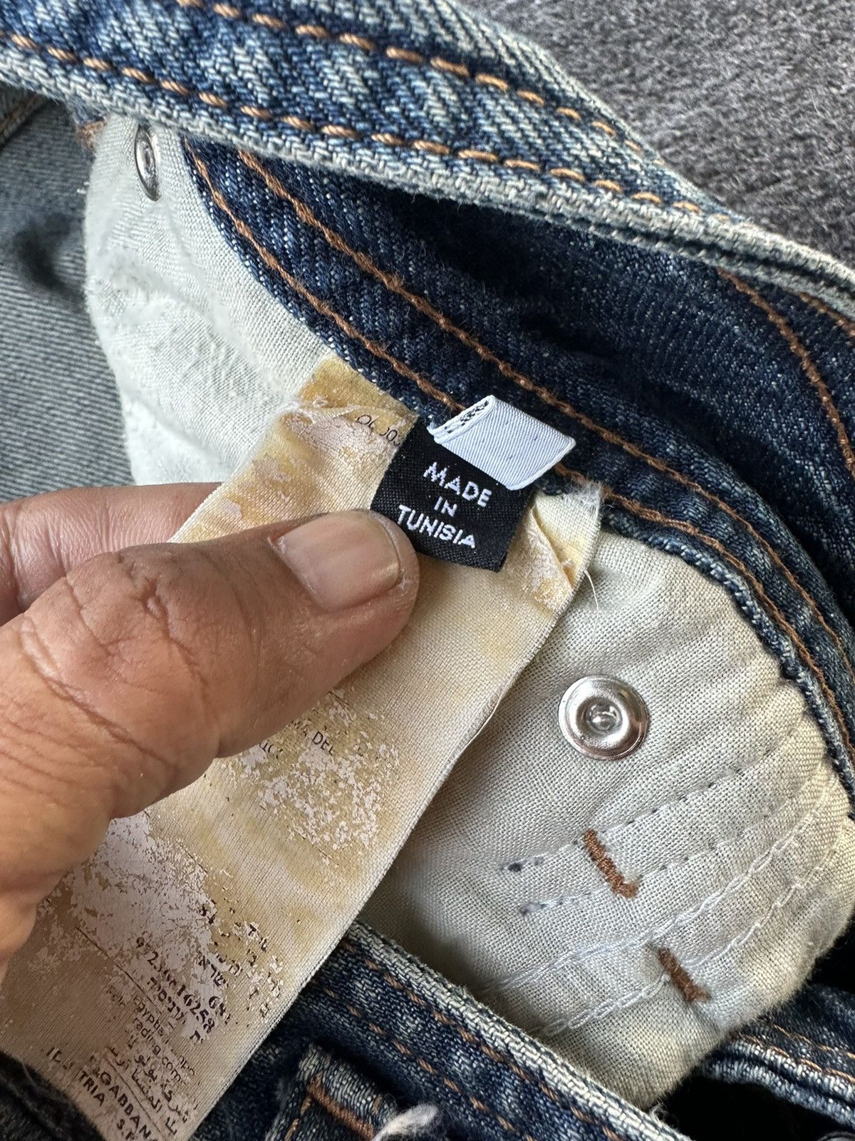 Dolce & Gabbana Dolce Gabbana Distressed Rusty Denim W35 D174 Size US 35 - 16 Thumbnail