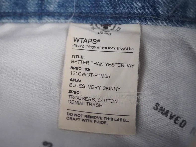 Wtaps Wtaps size M Blue Destroyed Patch Washed Denim Jeans Size US 40 / EU 56 - 8 Thumbnail