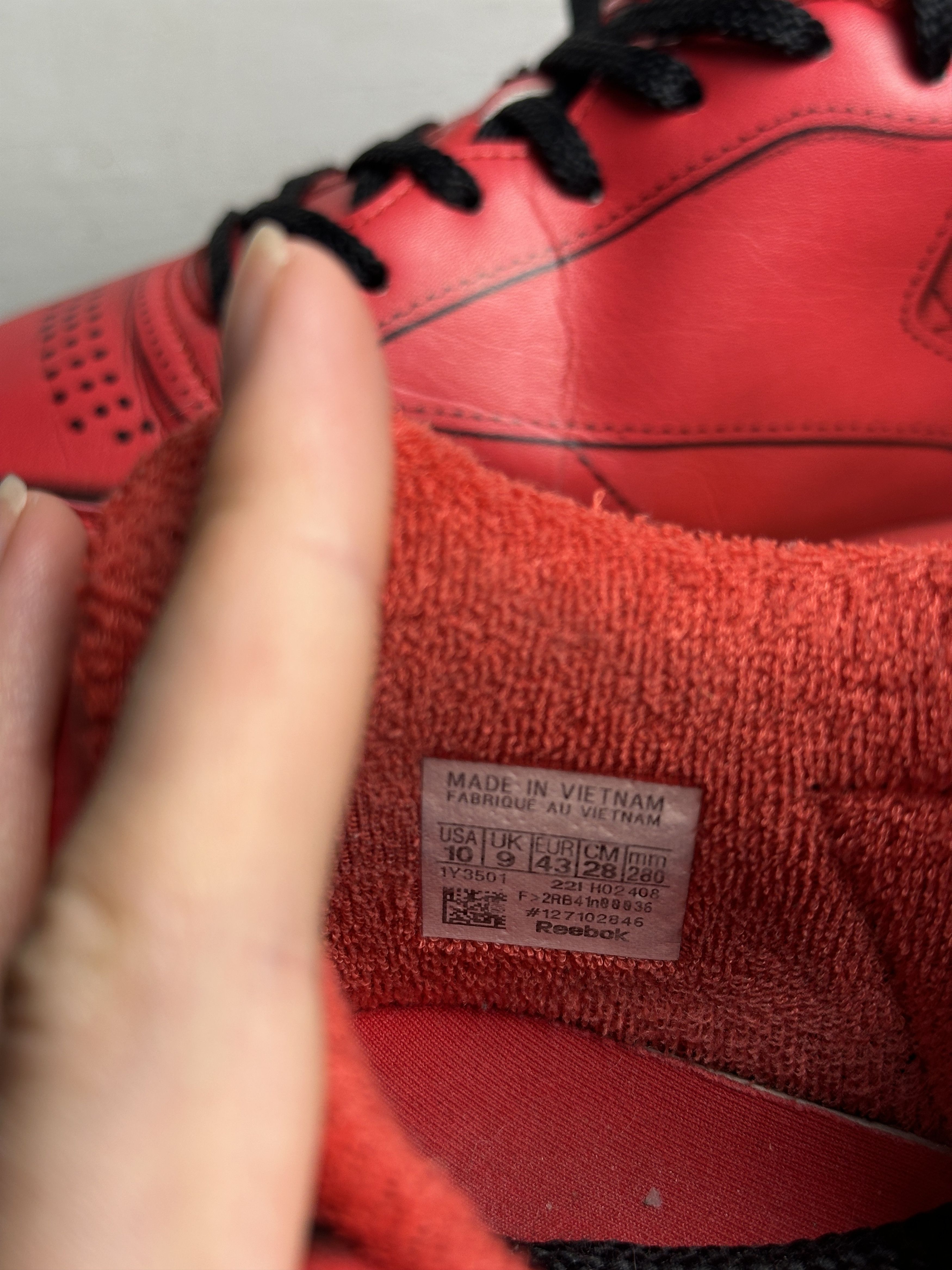 Maison Margiela × Reebok Reebok Maison Margiela x Club C Vector Red Size US 10 / EU 43 - 11 Thumbnail
