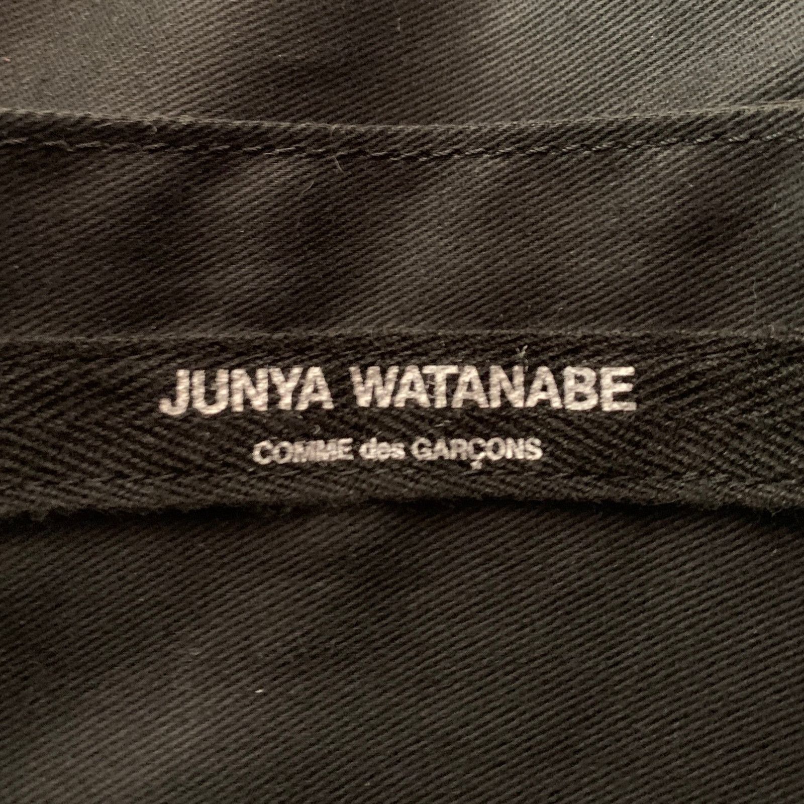 Junya Watanabe Black Red Mixed Materials Faux Fur Tote Handbag Size ONE SIZE - 6 Thumbnail