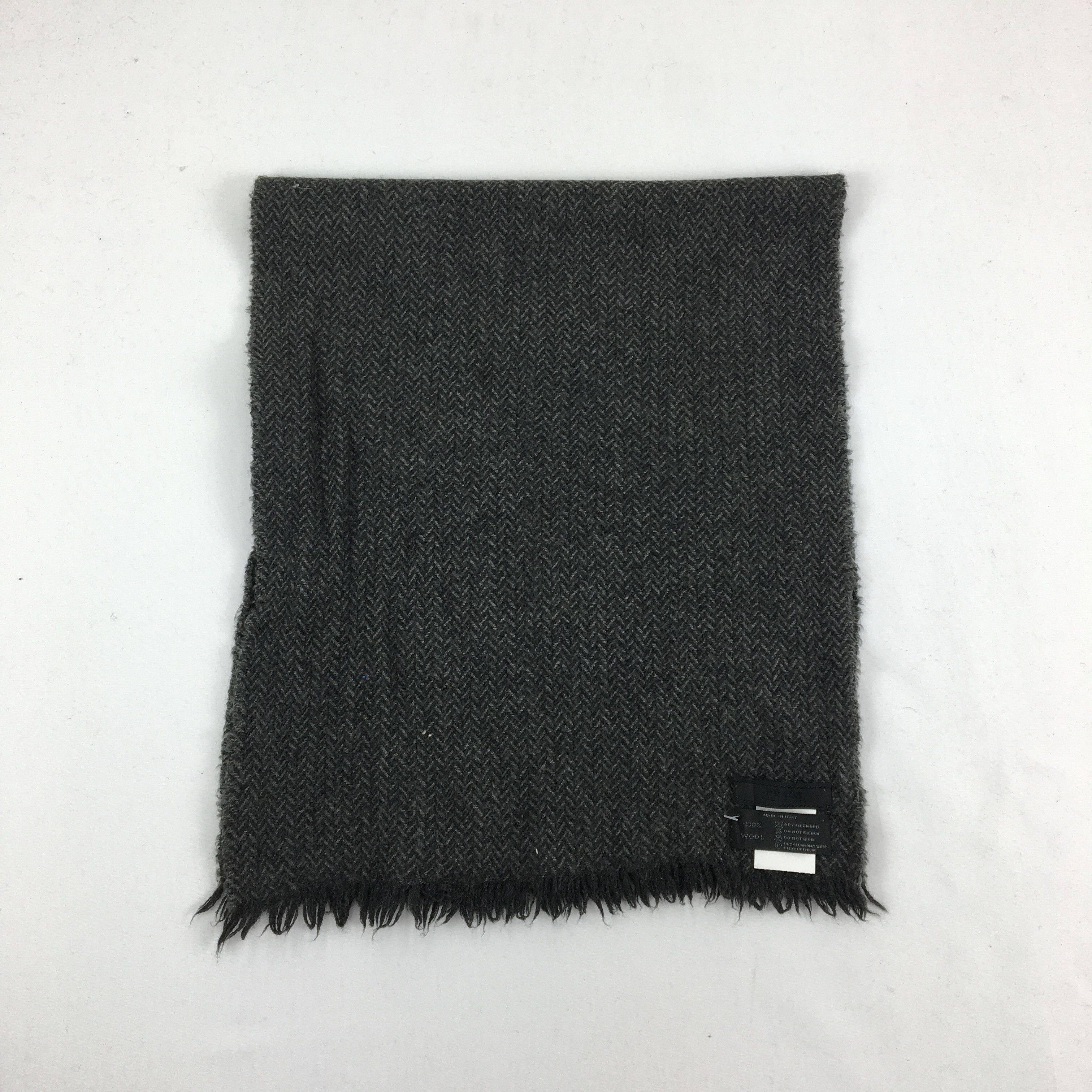 Prada × Vintage Vintage Y2K Prada Scarf Muffler Wool Cashmere Scarves Size ONE SIZE - 2 Thumbnail