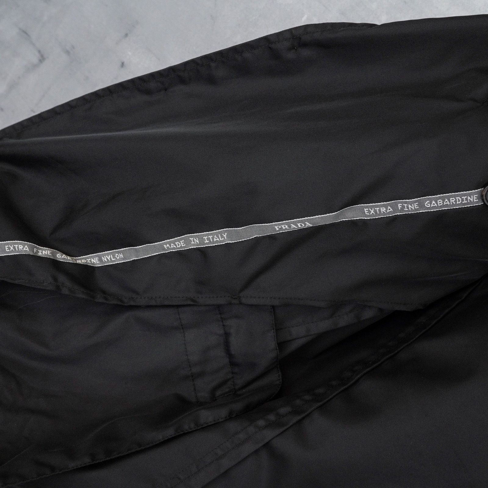 Prada Vintage prada 2010 nylon tailored logo black blazer jacket Size US M / EU 48-50 / 2 - 8 Thumbnail