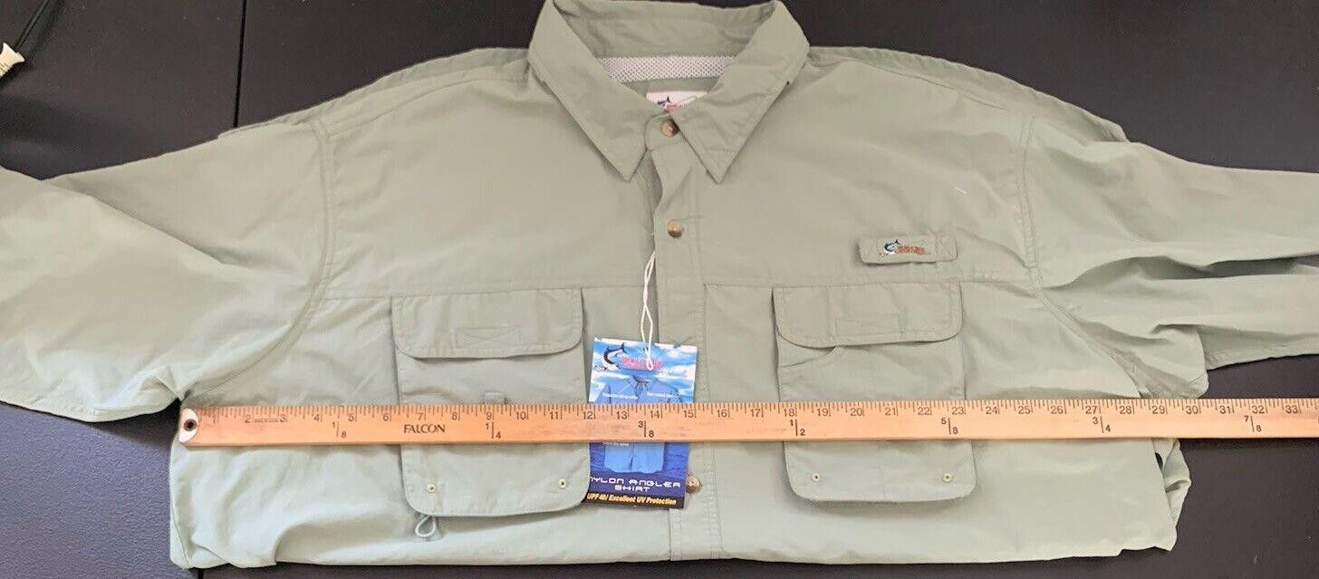 Designer World Wide Sportsman Mens 3XL VENTED Fishing Shirt Size US XXL / EU 58 / 5 - 11 Thumbnail