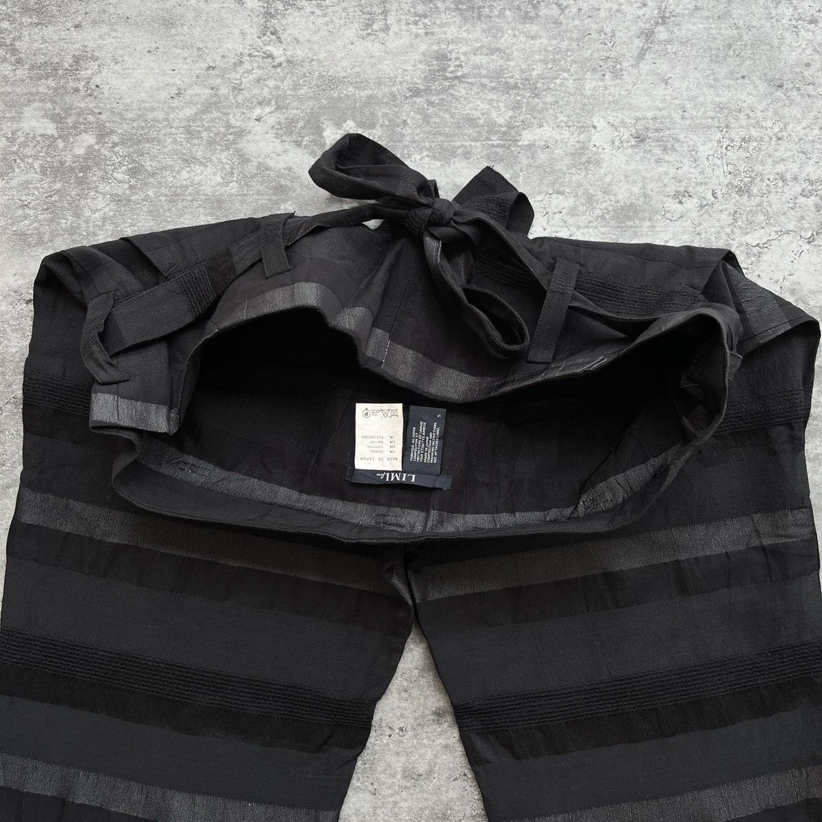 Limi Feu × Yohji Yamamoto Limi Feu Striped Pants with Belt Size US 33 - 8 Thumbnail