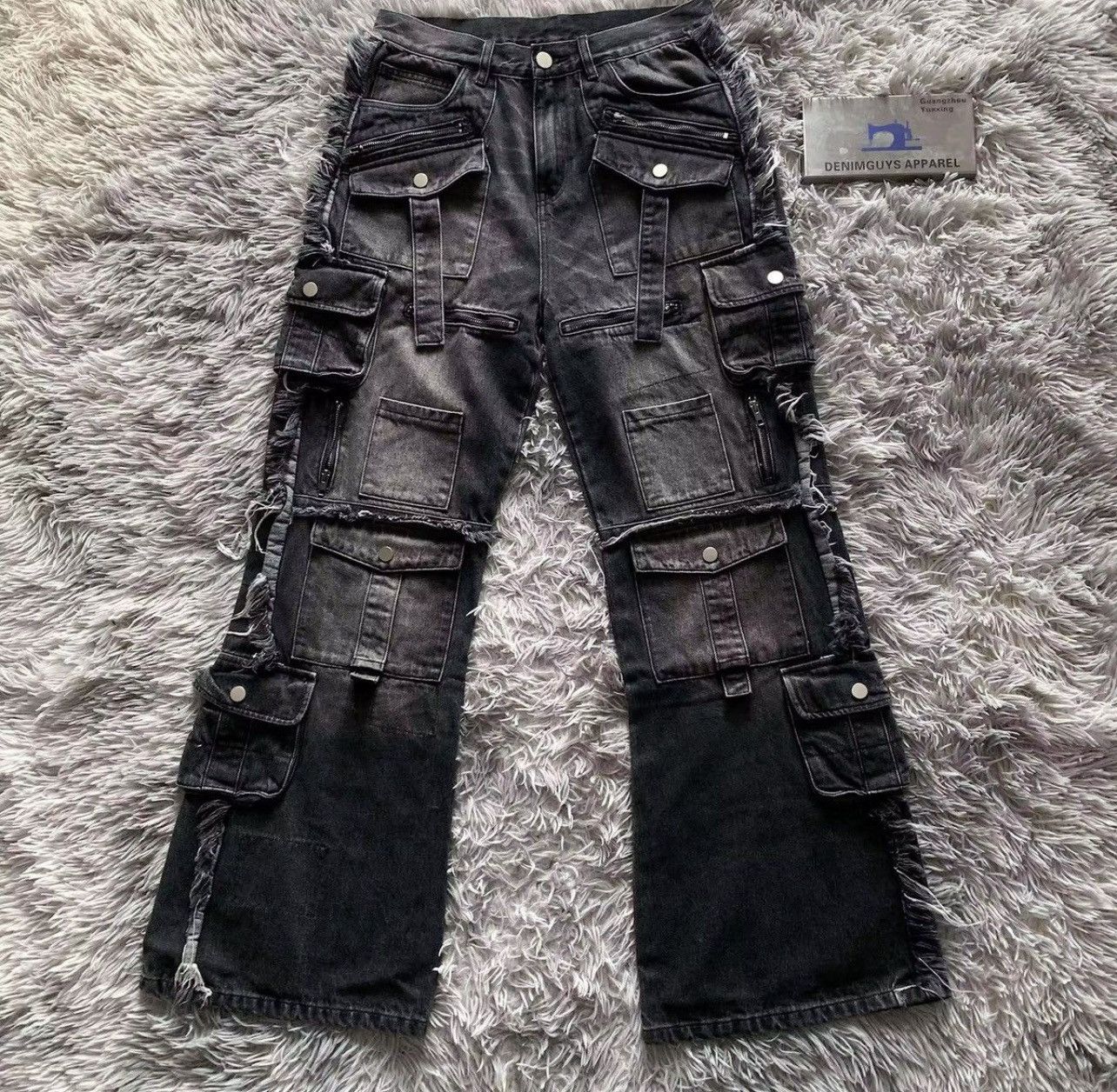Jean Multi-Pocket Denim Pant Size US 33 - 3 Thumbnail