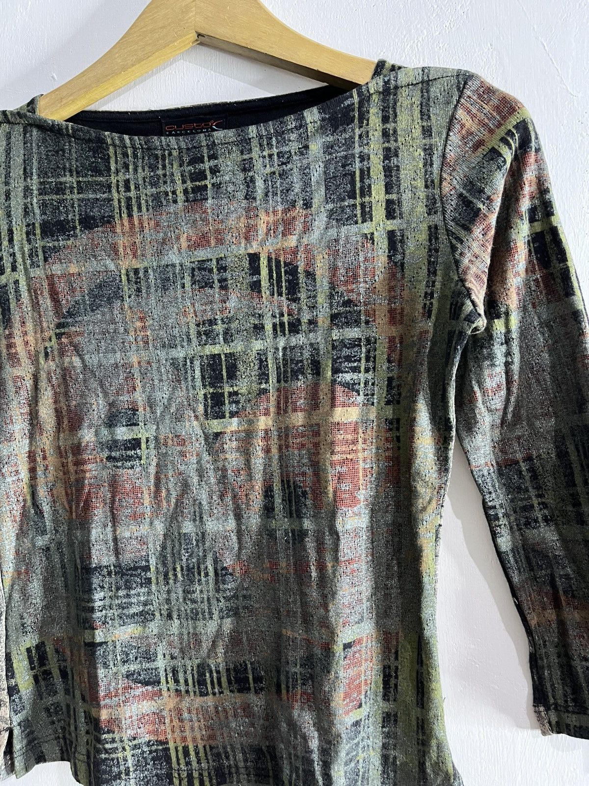 Custo Barcelona Custo barcelona abstract waxed longsleeve tshirt Size XS / US 0-2 / IT 36-38 - 3 Thumbnail