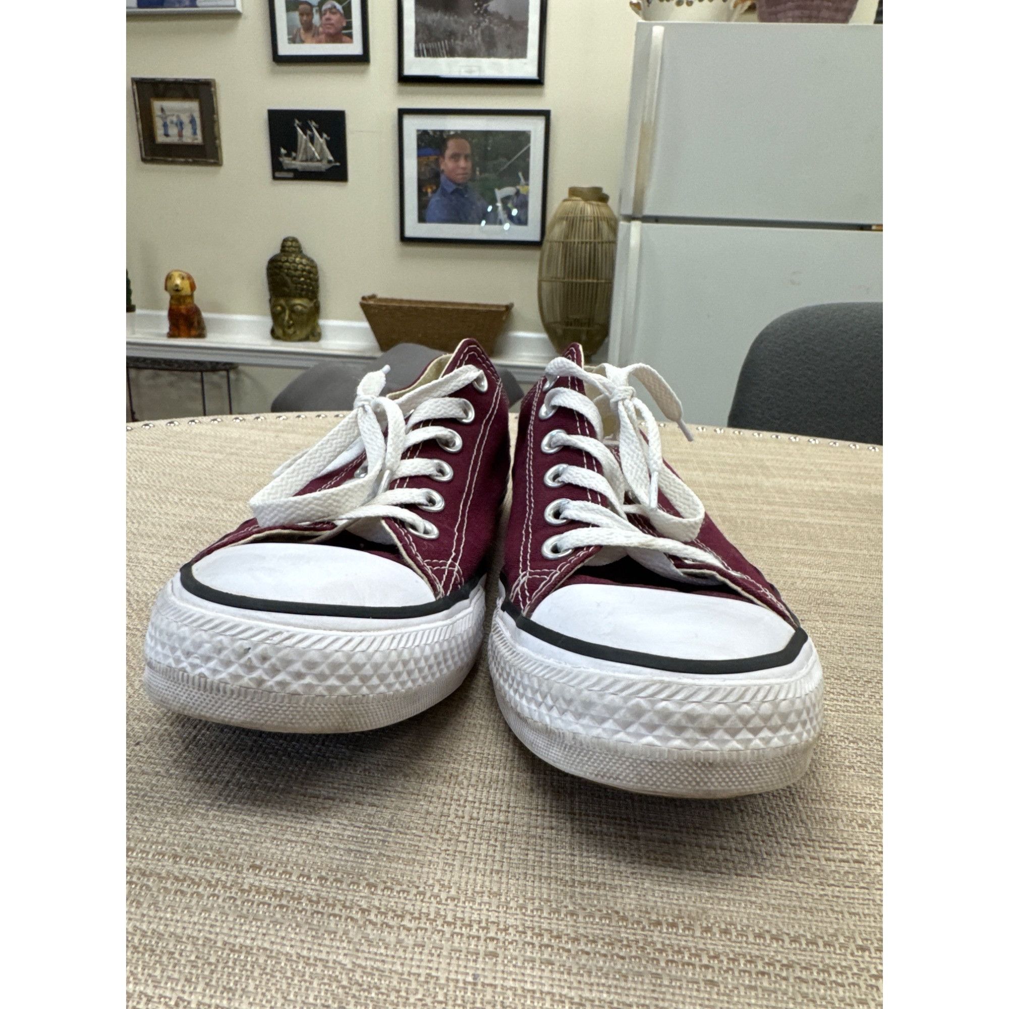 Converse Converse All Star Low Top Sneakers Unisex Size M7/W9 Red Whi Size US 7 / EU 40 - 5 Thumbnail
