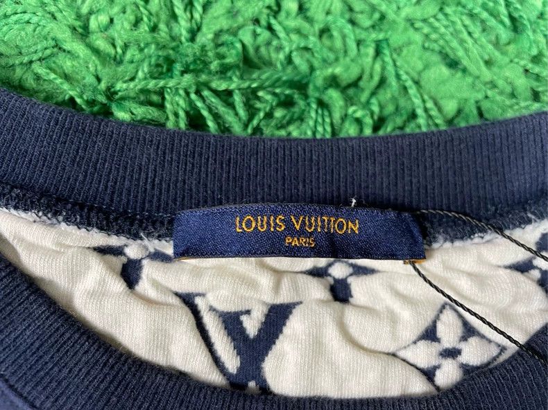 Louis Vuitton Louis Vuitton Old flower full LOGO knitted sweatshirt Size US M / EU 48-50 / 2 - 4 Thumbnail