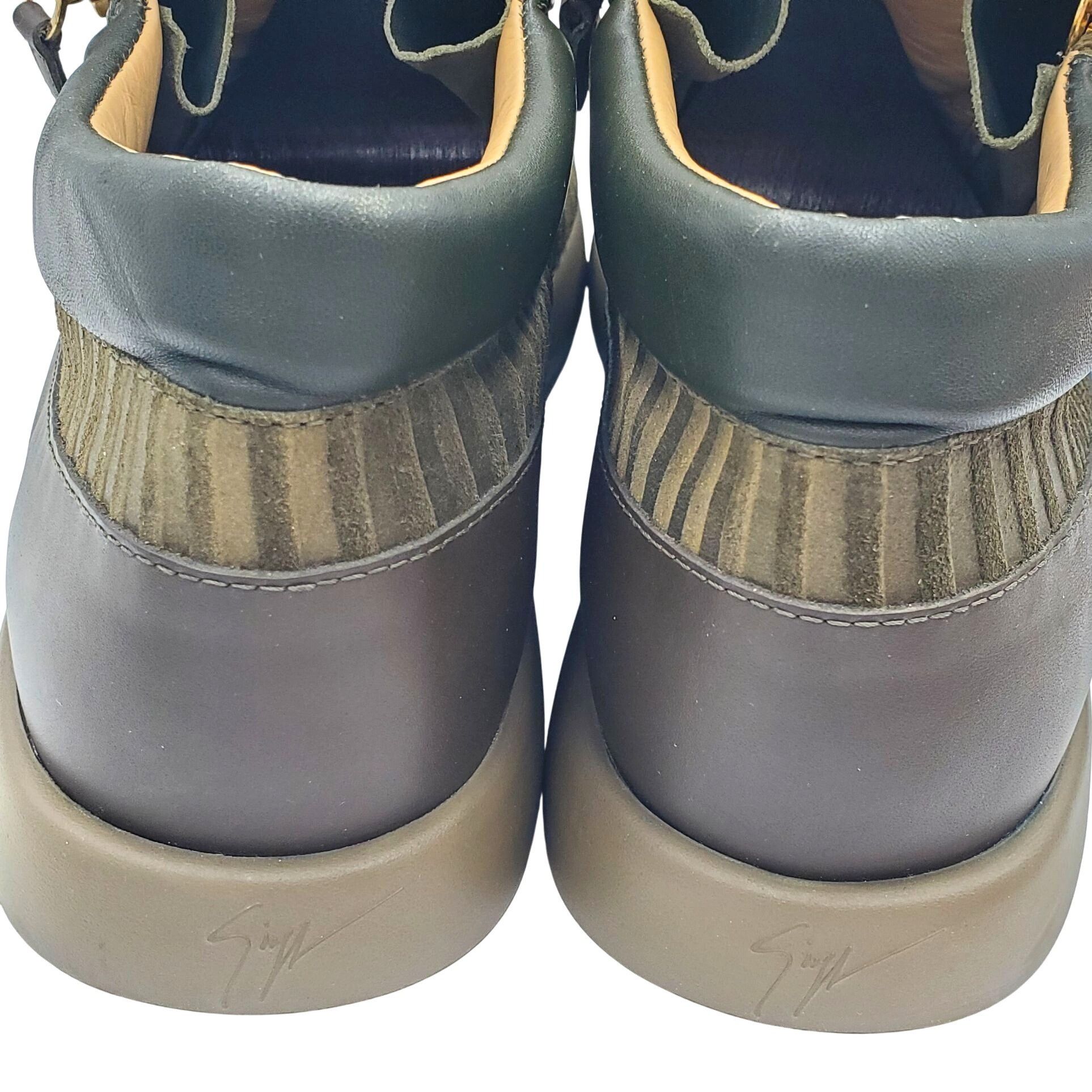 Other Italy Giuseppe Zanotti Pyramid Mens size 13 Green Leather Su Size US 13 / EU 46 - 5 Thumbnail