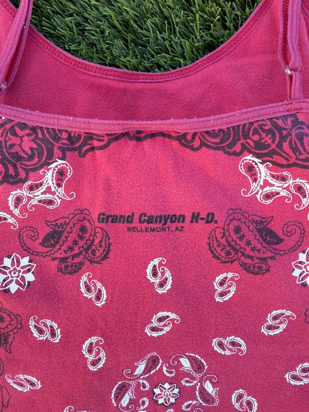 Harley Davidson Vintage y2k Harley Davidson paisley print tank top size L Size L / US 10 / IT 46 - 7 Thumbnail