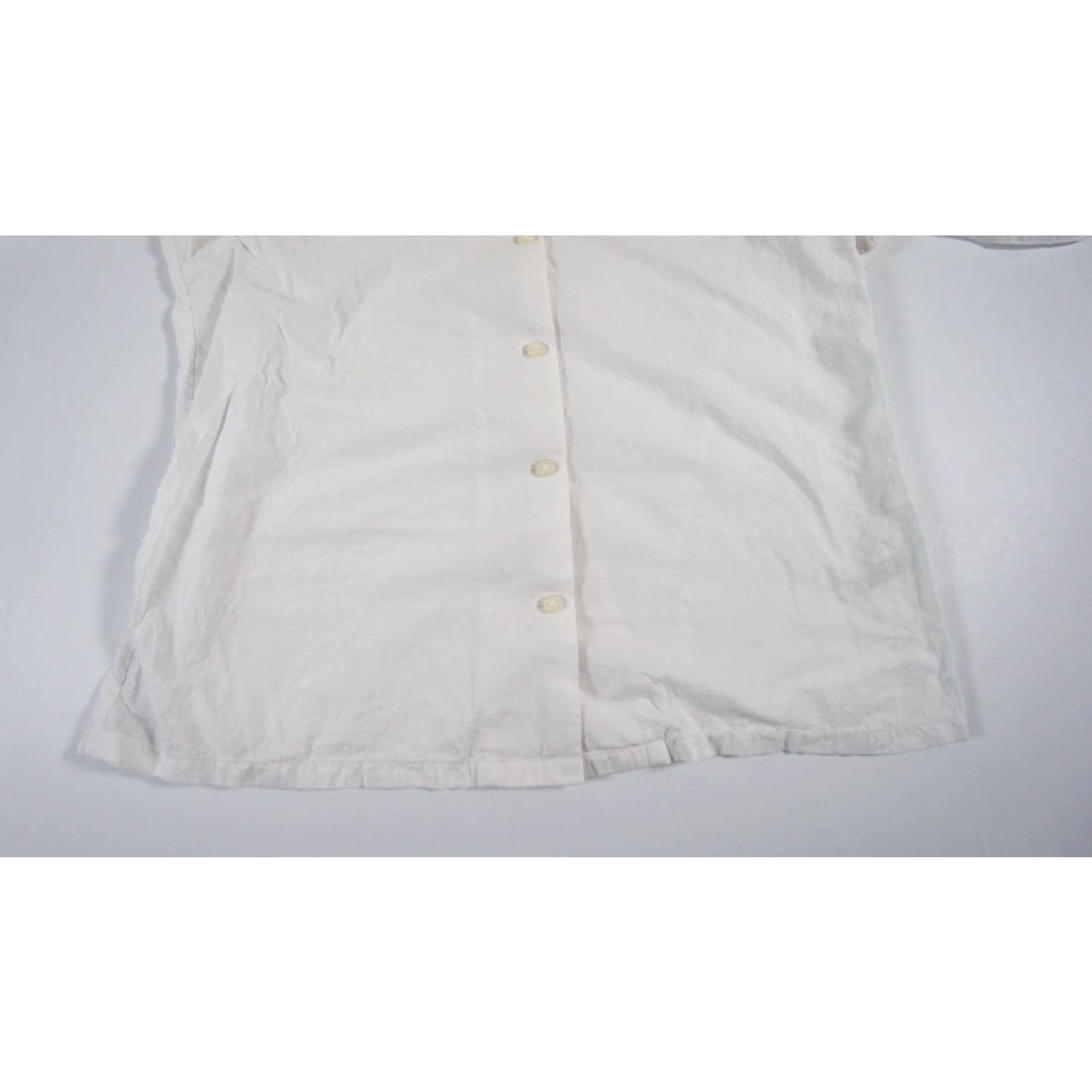 Uniqlo VINTAGE Uniqlo x JW Anderson Women's Balloon Sleeve Button Up Shirt XS White Casual, Formal, Party, Summer Women Size XS / US 0-2 / IT 36-38 - 4 Thumbnail