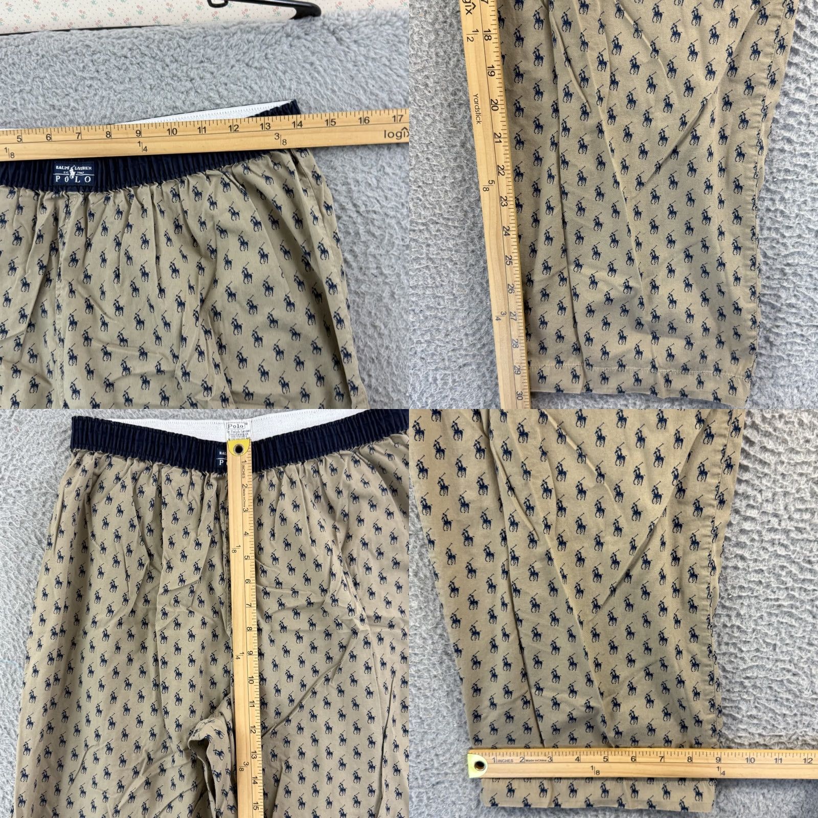 Polo Ralph Lauren Polo Ralph Lauren Sleepwear Pants Men Medium Loose Lounge Pony Logo Print Preppy Lounge Pants Size US M / EU 48-50 / 2 - 8 Thumbnail