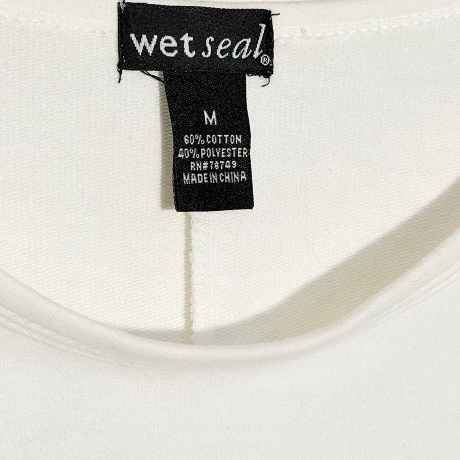 Other Vintage Wet Seal Cropped Sweatshirt Volkswagen b&w print Size M / US 6-8 / IT 42-44 - 5 Thumbnail