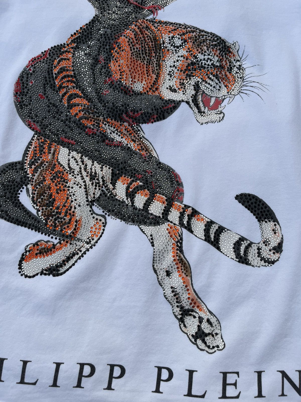 Designer × Philipp Plein Philipp Plein tiger snake cobra rhinestone t-shirt tee logo Size US L / EU 52-54 / 3 - 11 Thumbnail