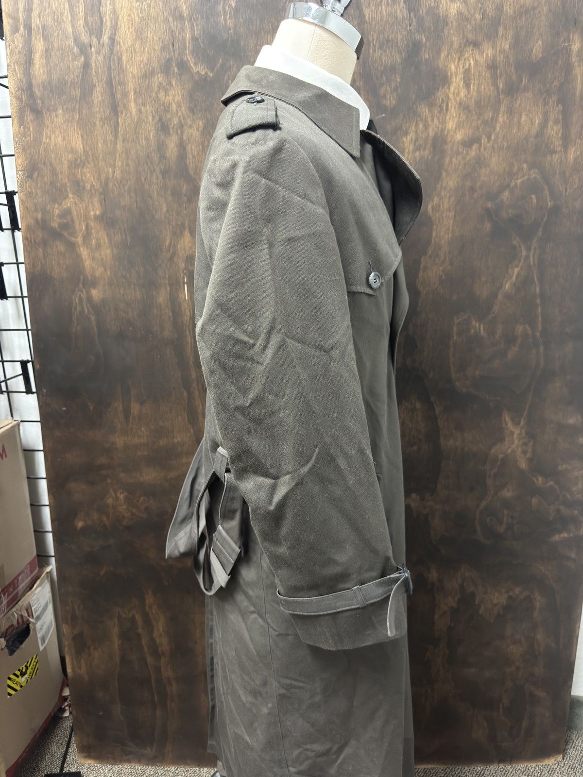 Christian Dior Monsieur Christian Dior Vintage Double Breasted Cotton Trench Coat Size US S / EU 44-46 / 1 - 6 Thumbnail