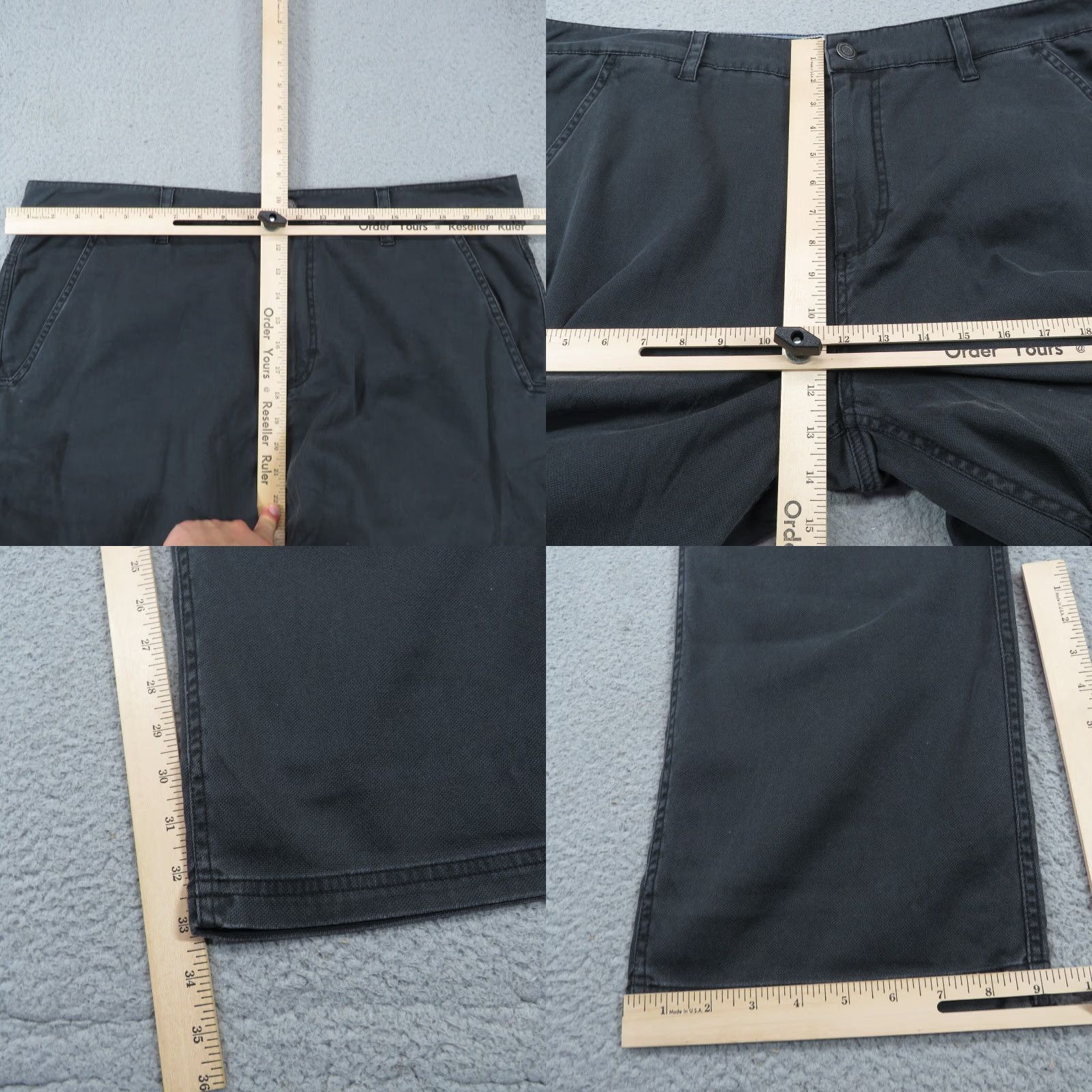Carbon2Cobalt Carbon 2 Cobalt Pants Mens 40x34 Charcoal Grey 5 Pocket Carpenter Workwear Flex Size US 40 / EU 56 - 8 Thumbnail
