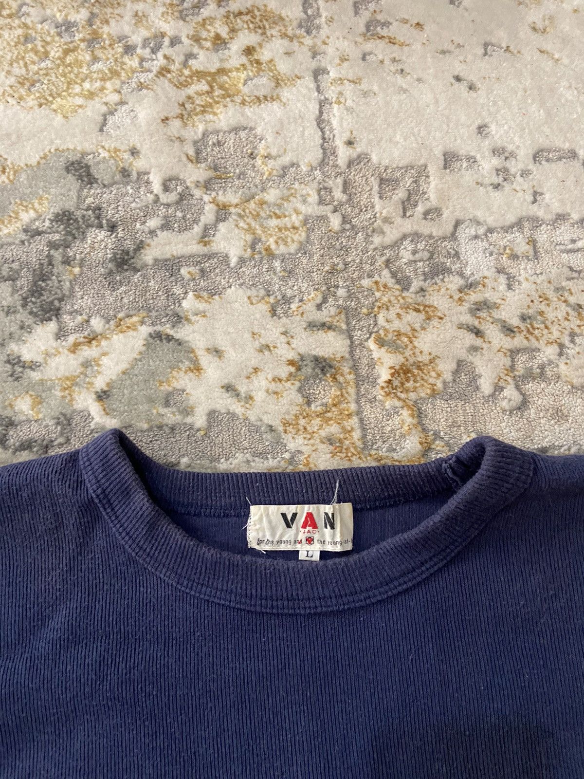 Japanese Brand VINTAGE VAN JAC EMBROIDERED PULLOVER SWEATSHIRT Size US L / EU 52-54 / 3 - 9 Thumbnail