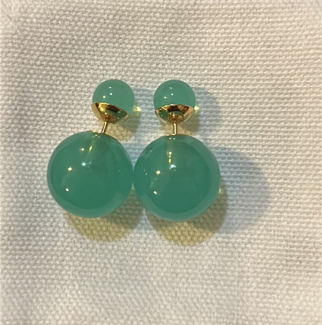 Dior Dior DIORIVIERA DIOR TRIBALES EARRING Aquamarina Resin Pearl Size ONE SIZE - 4 Thumbnail