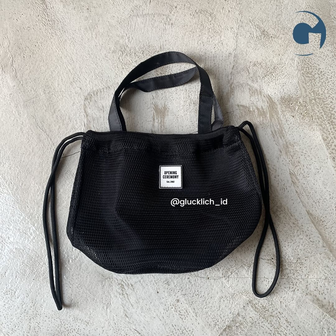 Opening Ceremony Opening Ceremony, Mini Drawstring Shoulder Bag in Black Size ONE SIZE - 1 Thumbnail