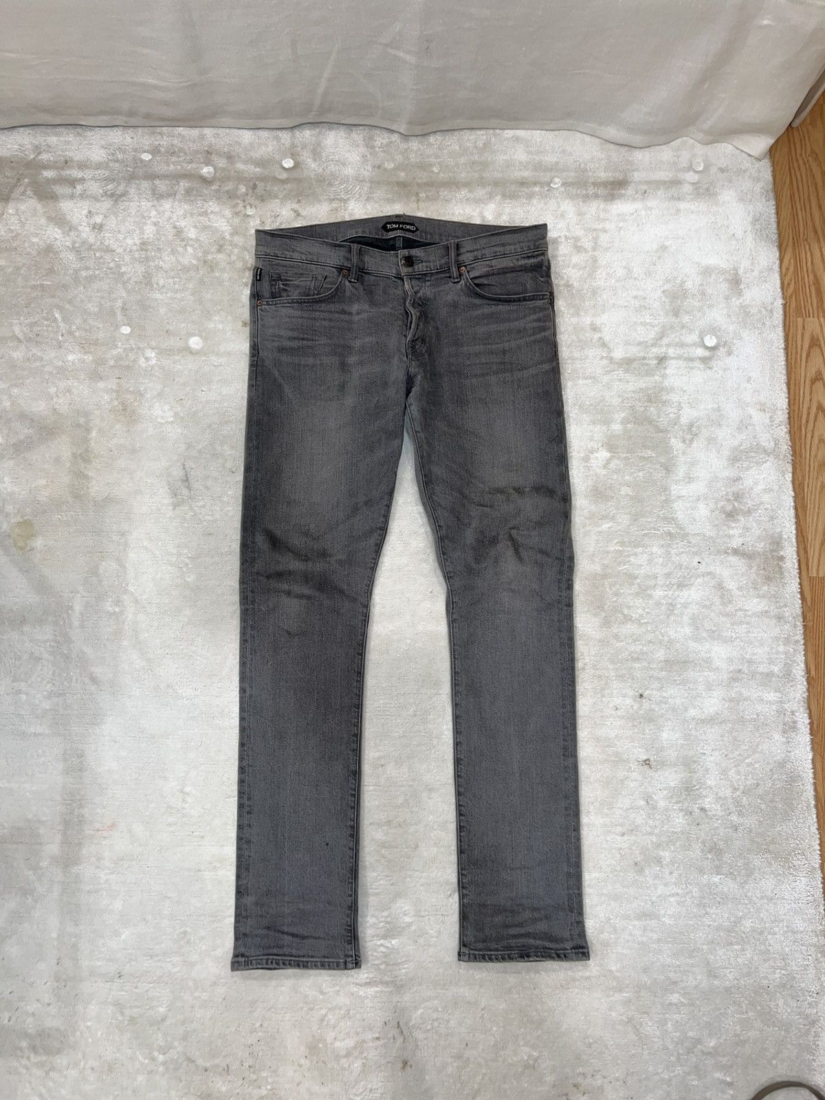 image of Tom Ford Selvedge Denim in Grey, Men's (Size 36)