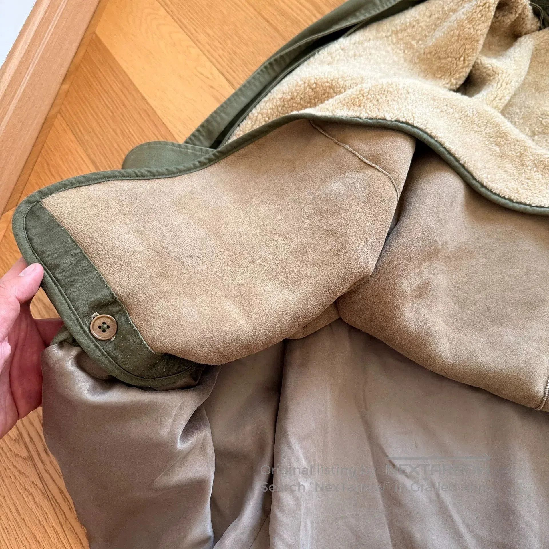 RLX Ralph Lauren Vintage Sheepskin Detachable Parka Jacket. Size S / US 4 / IT 40 - 6 Thumbnail