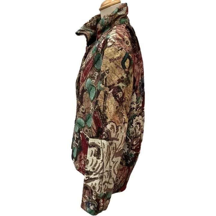 Issey Miyake issey miyake size:2 Graffiti woven coat Size XXS / US 00 / IT 34 - 2 Thumbnail